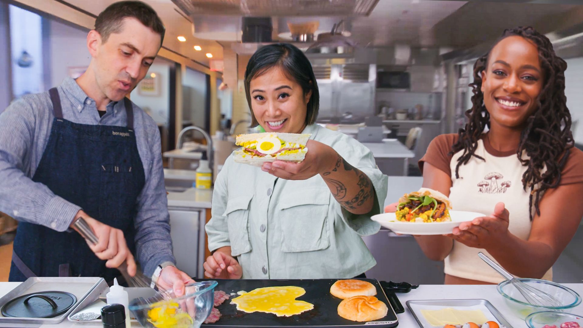 Watch 6 Sandwich Kitchen Make Chefs | Bon Their Pro Appétit Breakfast Go-To Test Talks 