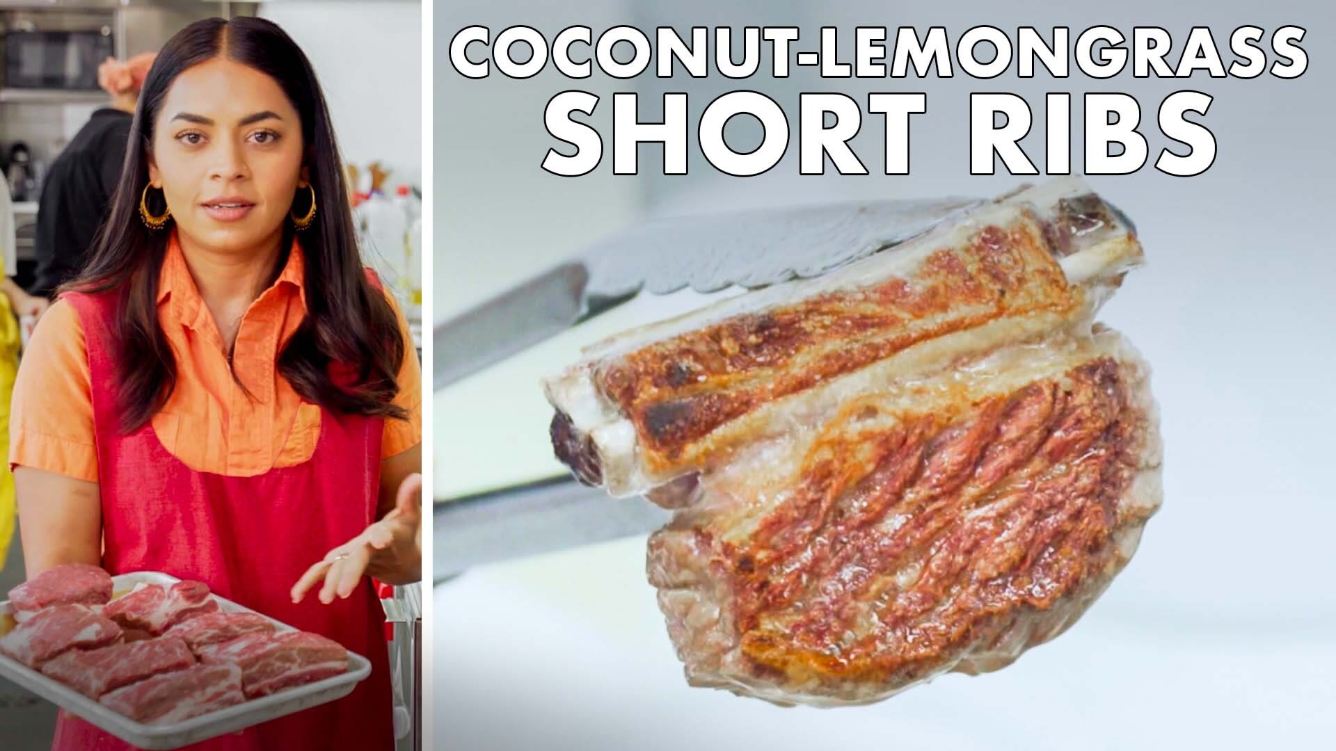 Watch Making Coconut-Lemongrass Short Ribs That Fall Off The Bone ...