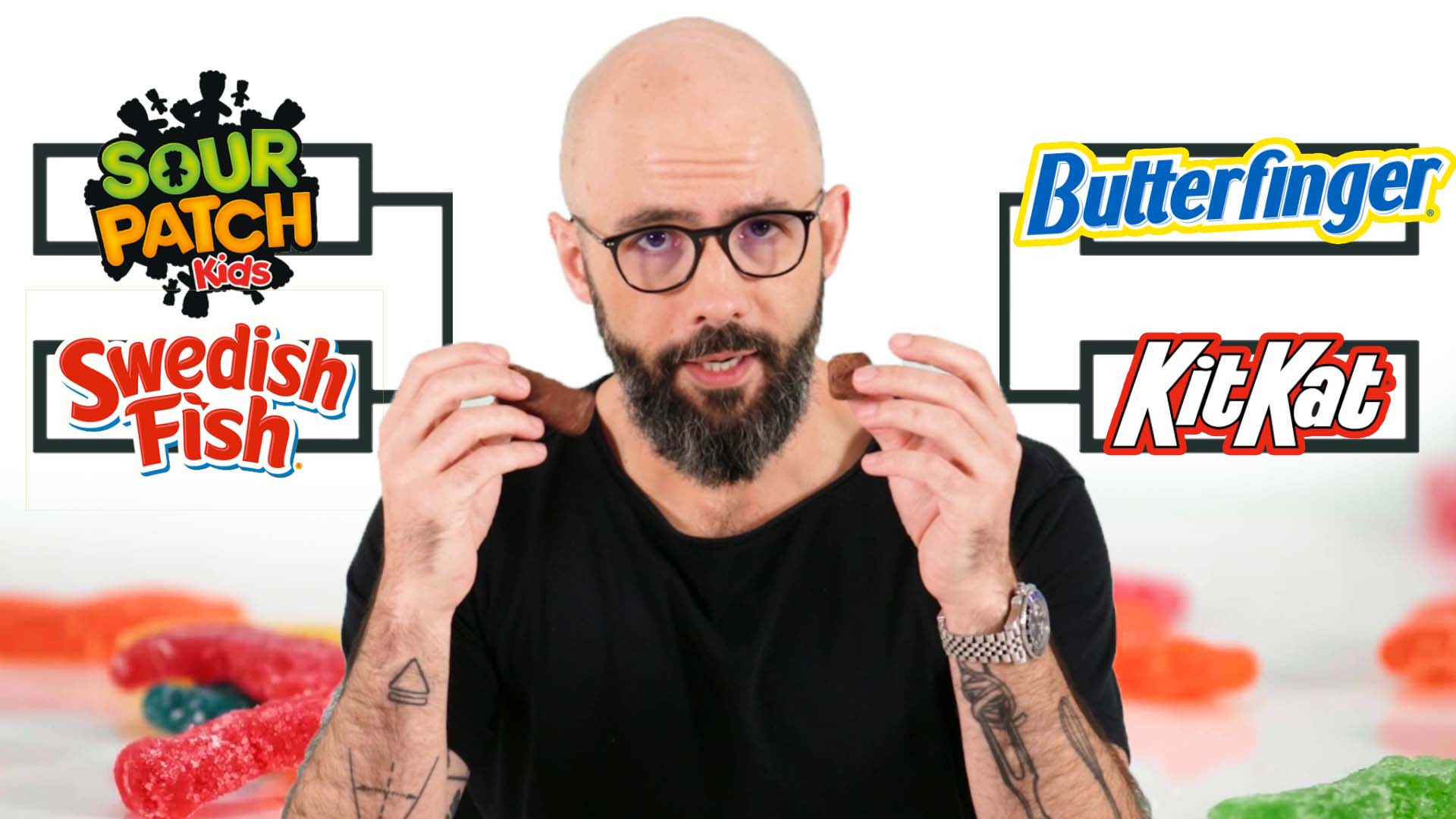 Watch Babish Picks the Best American Candy of All-Time, Snack Bracket