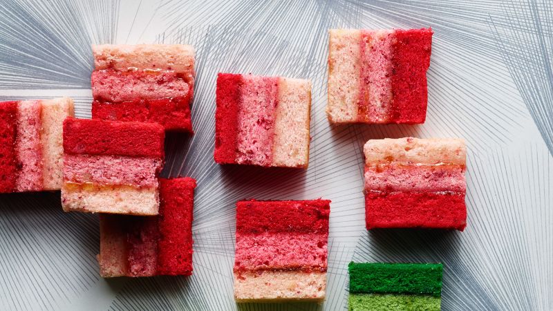 Ombre Rainbow Cookies Recipe Bon Appetit