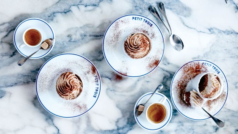 Tiramisu Layer Cake With Mascarpone Mousse Recipe Bon Appetit
