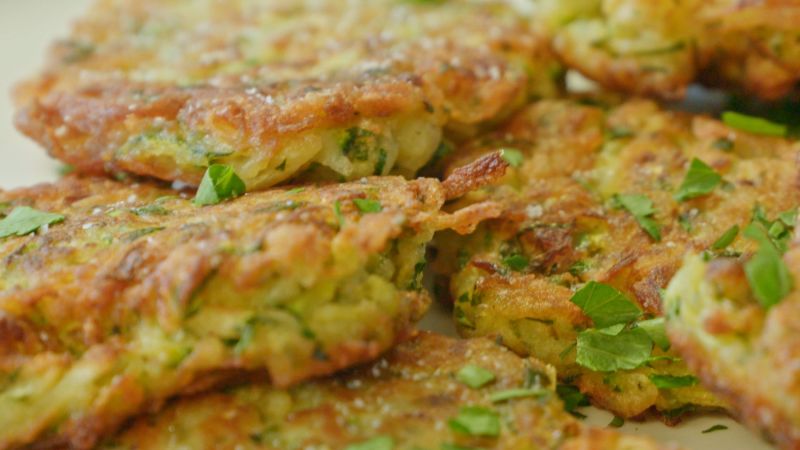 Zucchini Lentil Fritters Recipe Bon Appetit