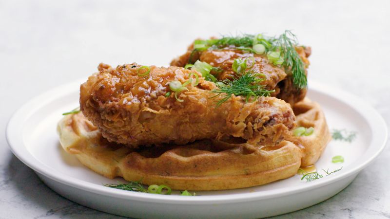 Watch Hot Chicken Waffles Bon Appetit Video Cne Bonappetit Com Bon Appetit
