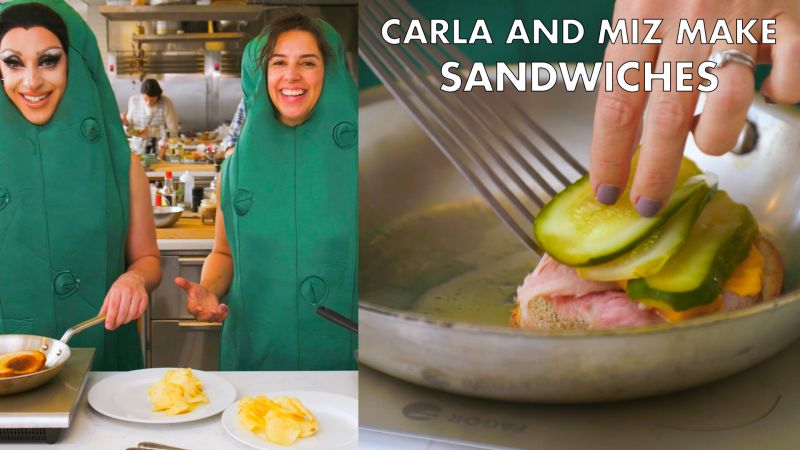 Watch Miz Cracker And Carla Make Pickles And Sandwiches From The Test Kitchen Bon Appetit