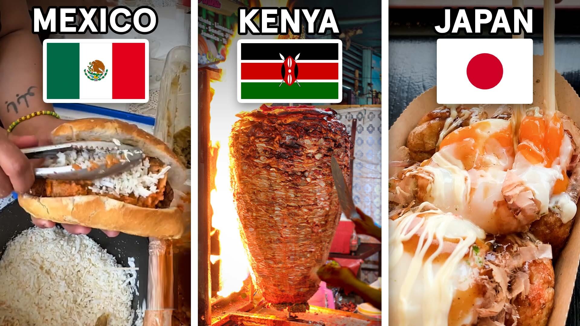 Watch Trying Street Food From 9 Countries Across The Globe | World