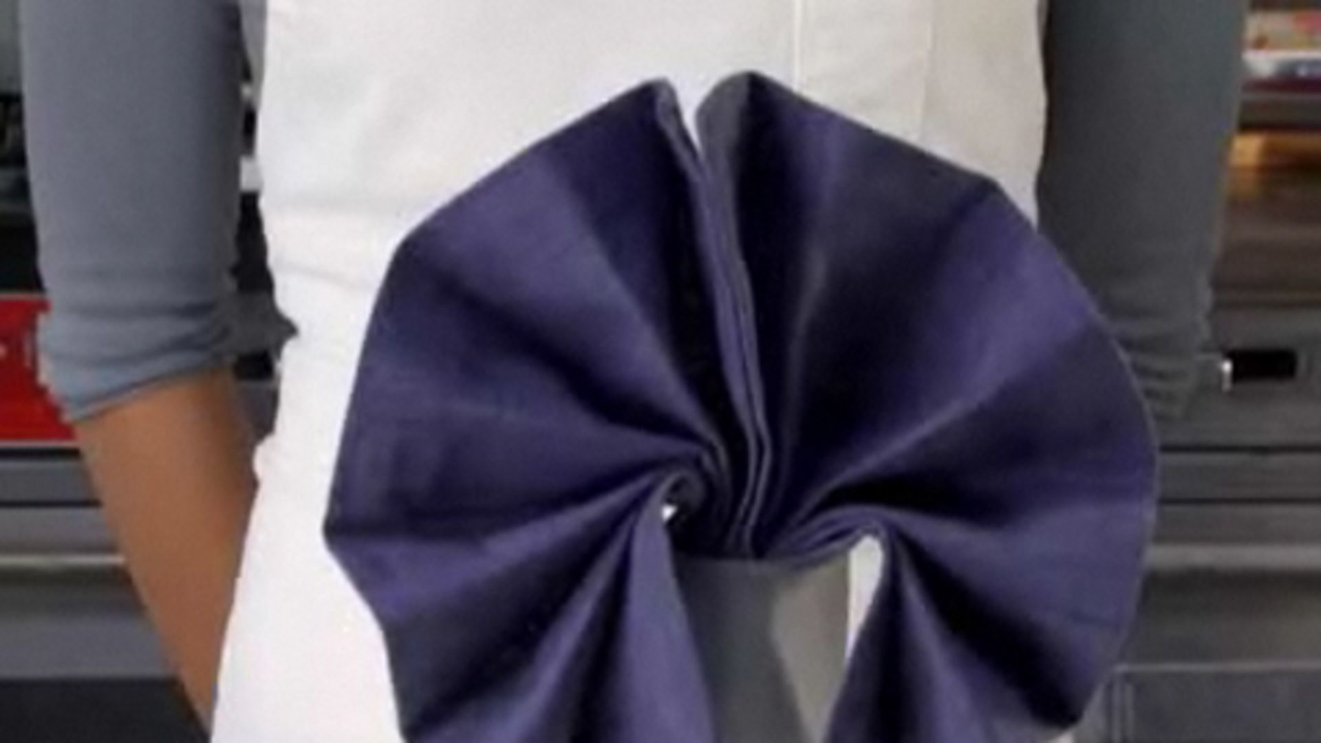 Watch How to Do a Fan Napkin Fold Epicurious Essentials Cooking How