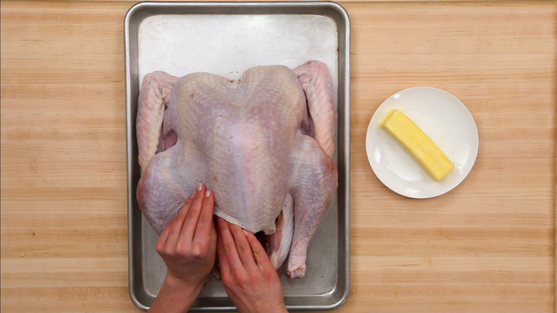 should i put butter under the skin of my turkey
