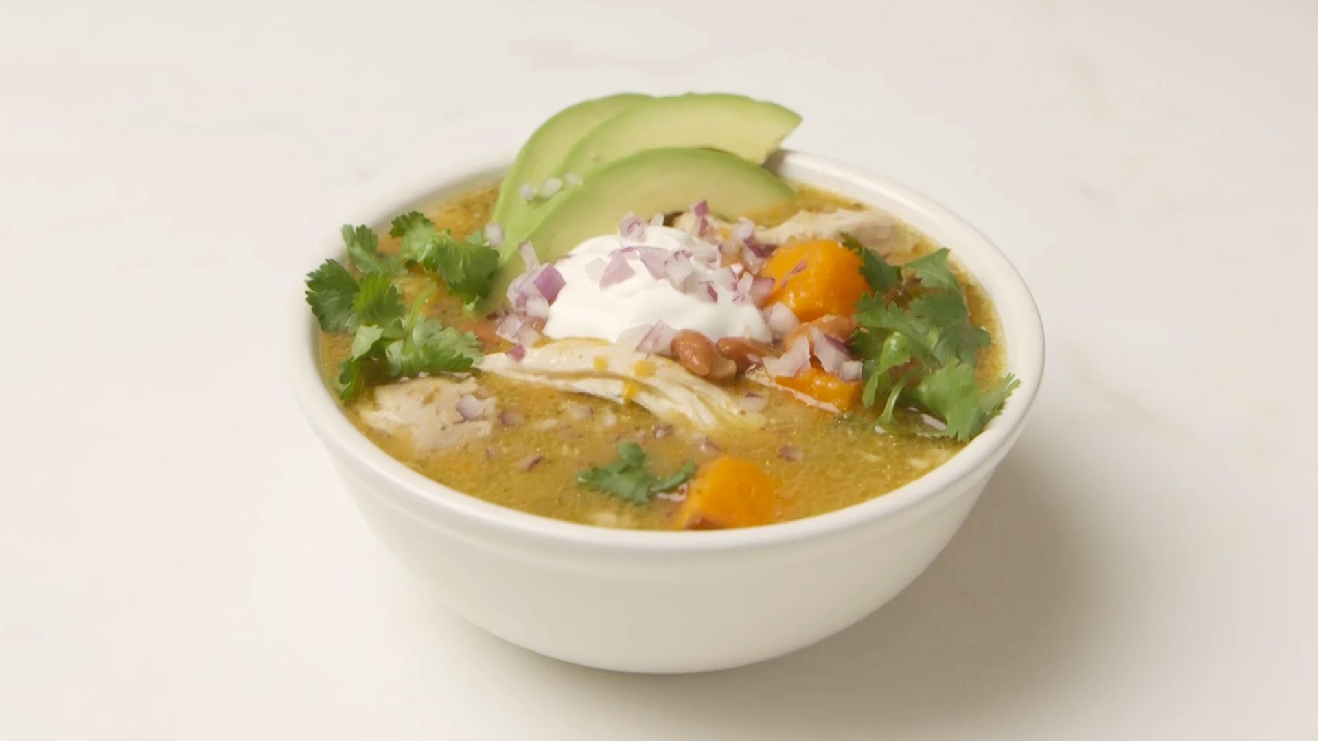 Watch SlowCooker Green Chicken Chili Epicurious