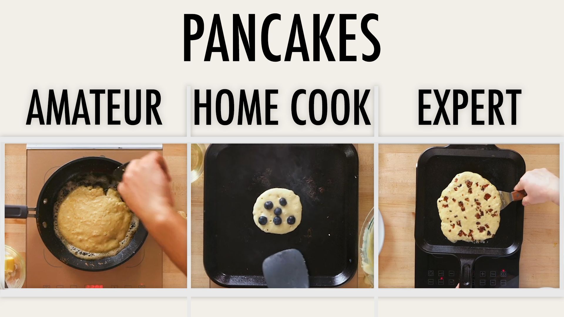 4 Levels of Pancakes Amateur to Food Scientist image