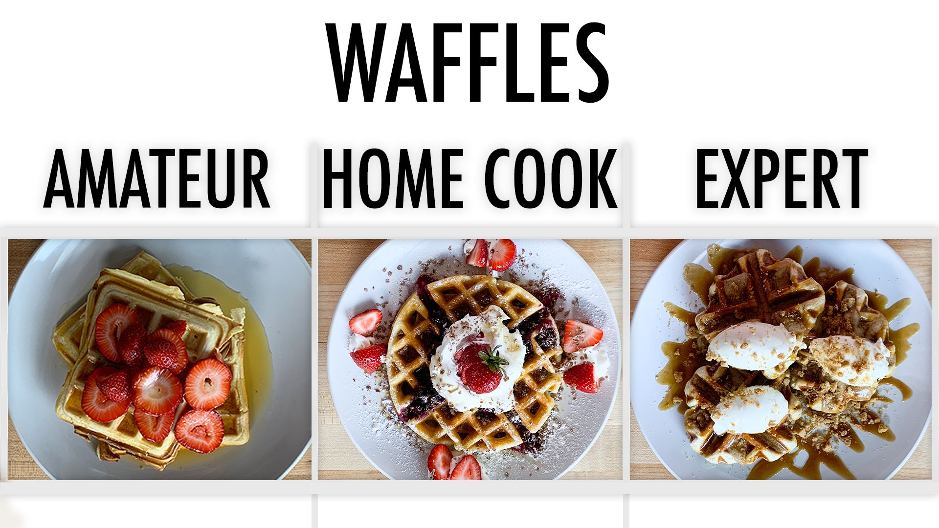 Watch 4 Levels Of Waffles Amateur To Food Scientist 4 Levels Epicurious