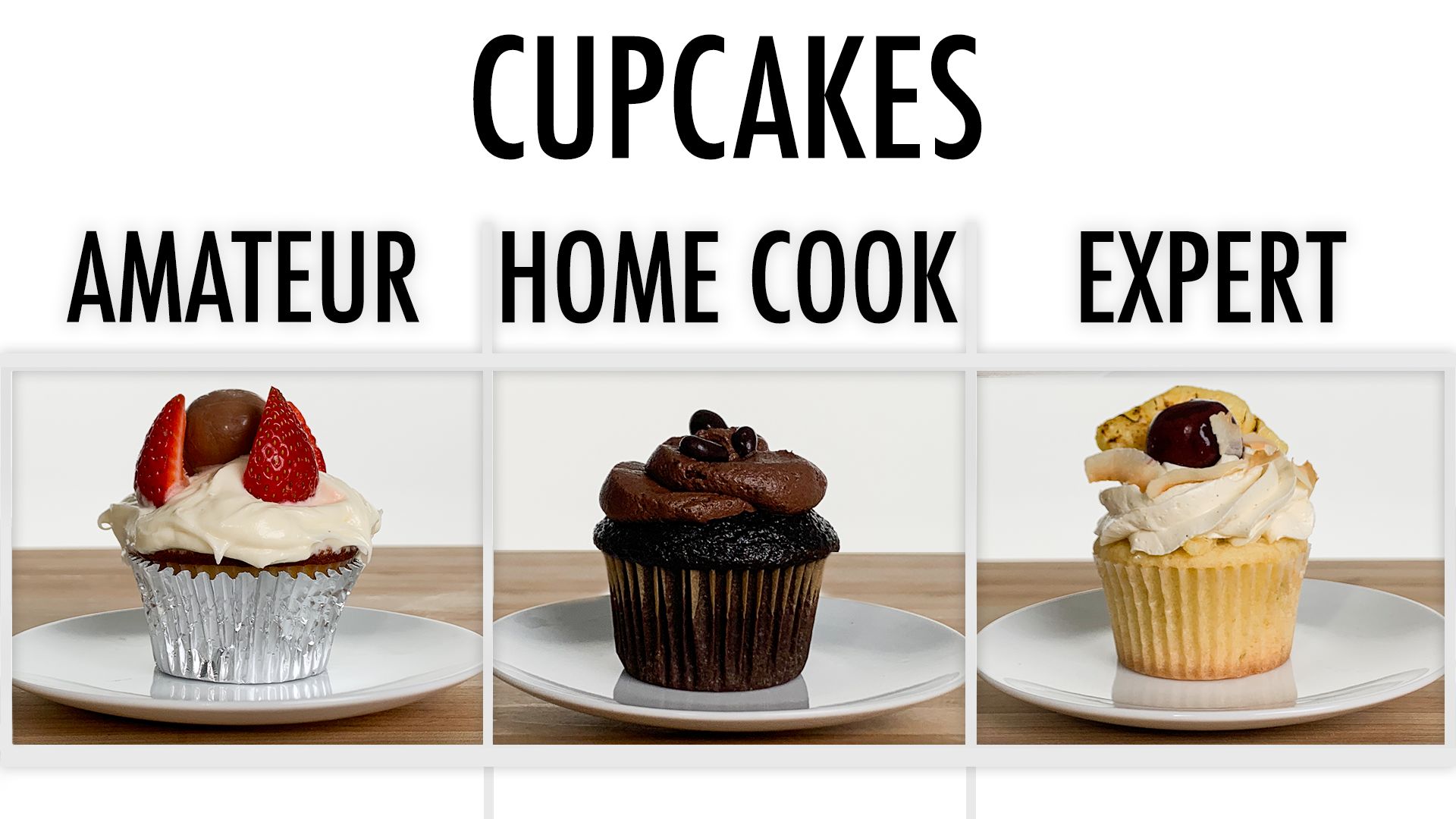 Watch 4 Levels Of Cupcakes Amateur To Food Scientist 4 Levels Epicurious