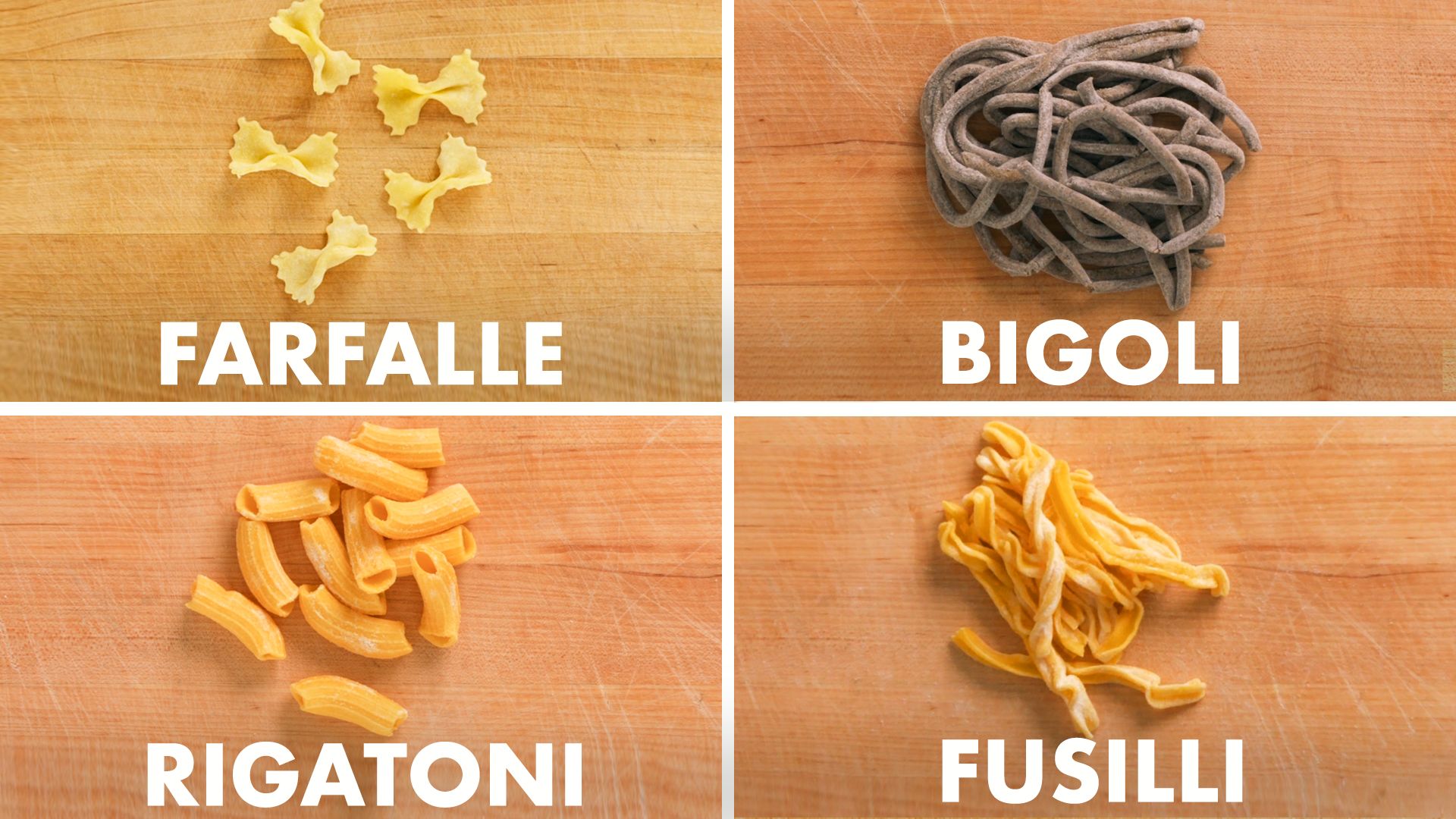 33 Types of pasta shapes with their uses and exciting recipes