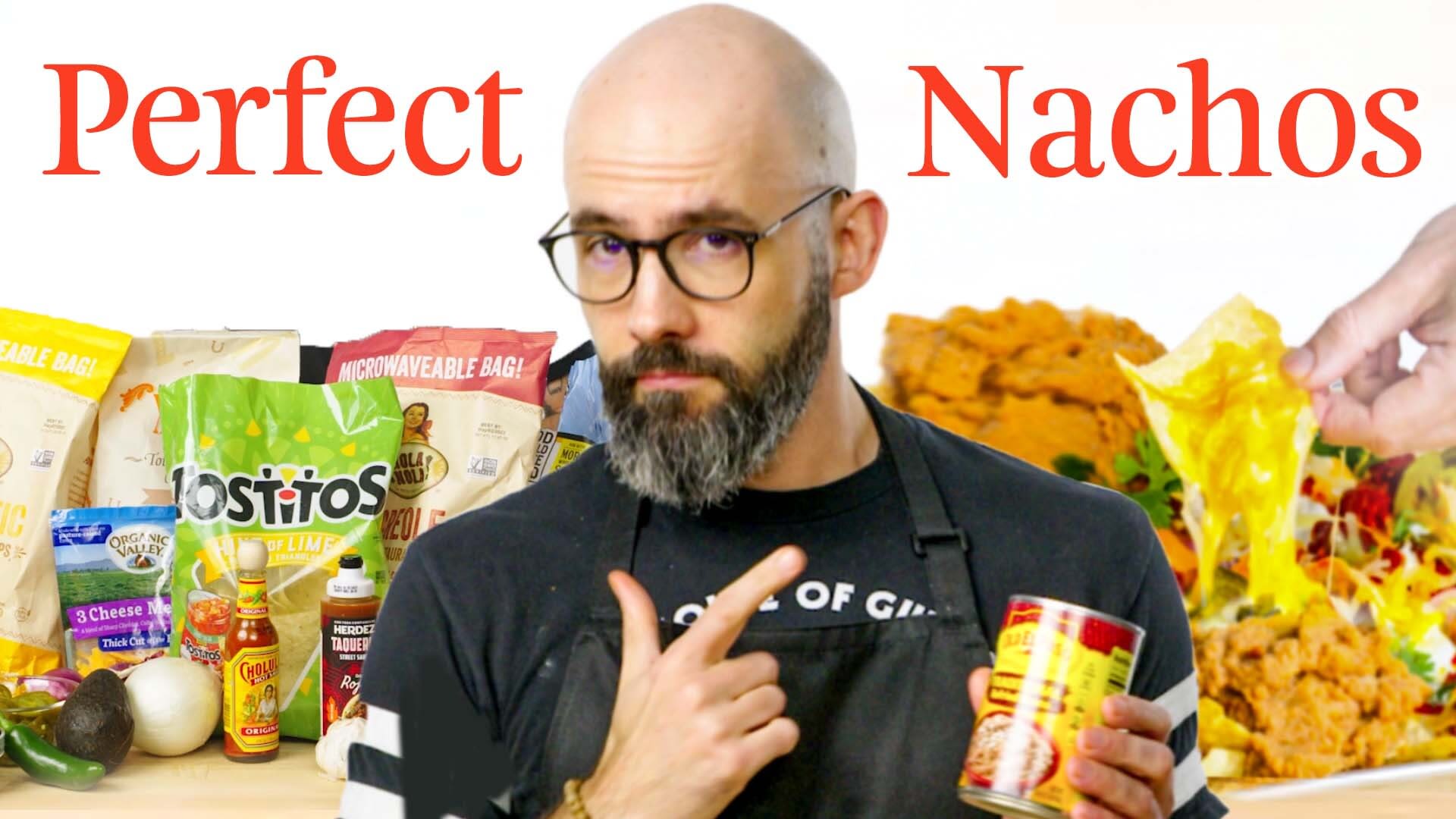 epicurious how babish makes his perfect nachos every choice every step