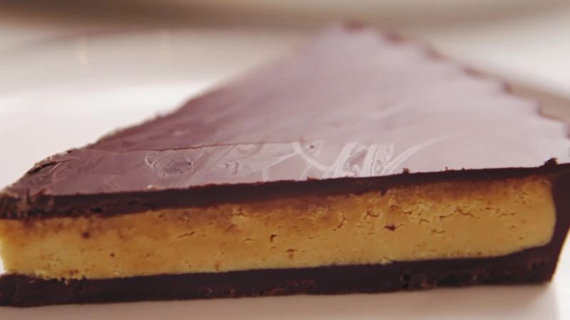 Chocolate Peanut Butter Sheet Pan Ice Cream Sandwiches Recipe Epicurious Com Prepare the giant peanut butter cup. chocolate peanut butter sheet pan ice cream sandwiches