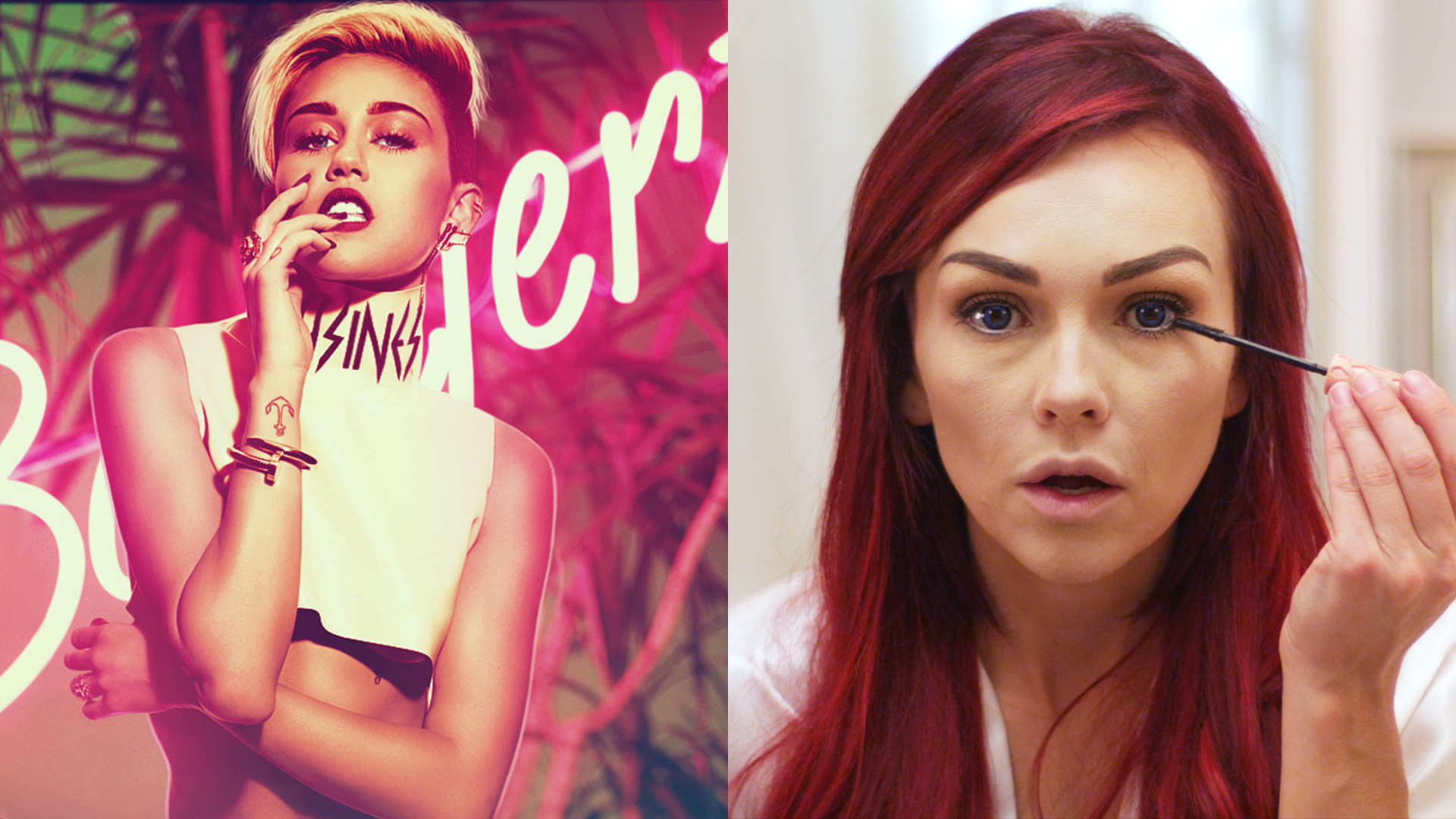 Wade Reception tåge Watch Miley Cyrus' 'Bangerz' Makeup, Recreated By Kandee Johnson | Beauty  ReCovered | Glamour
