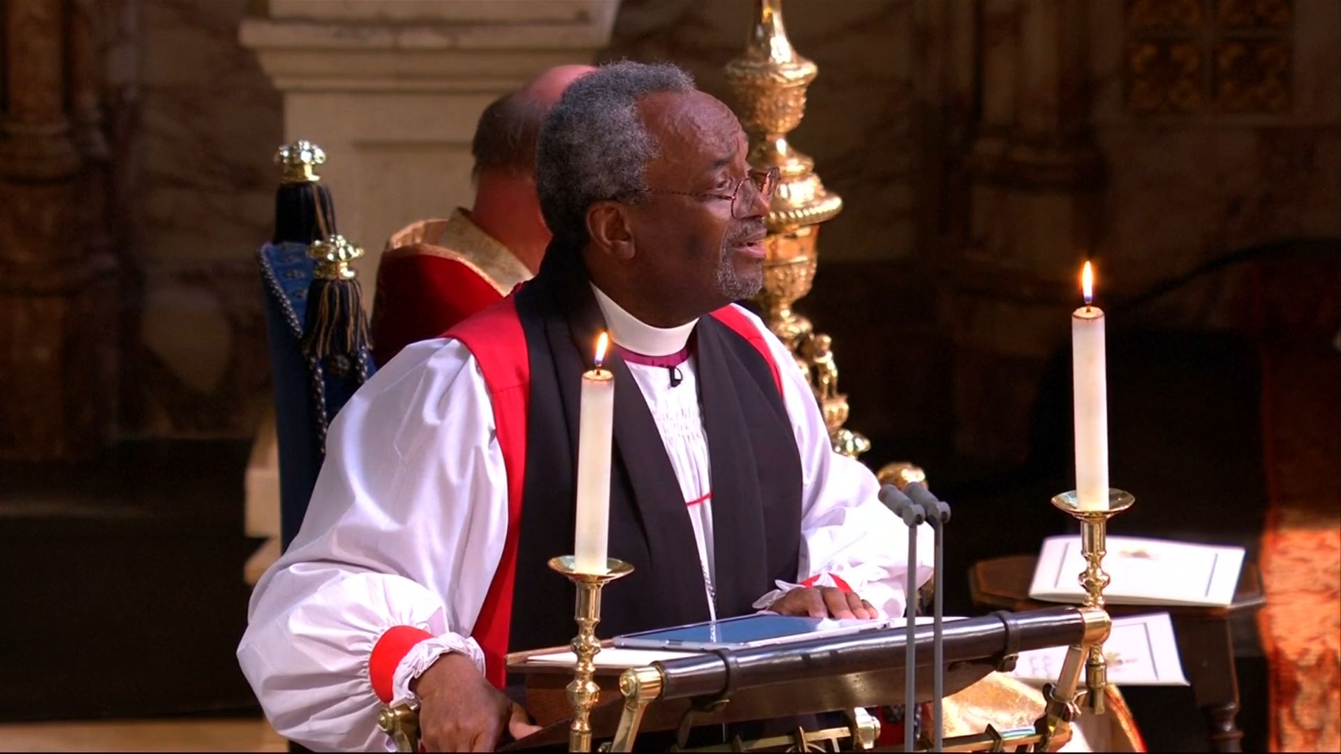 Watch Bishop Michael Curry Speaks About Love at the Royal Wedding