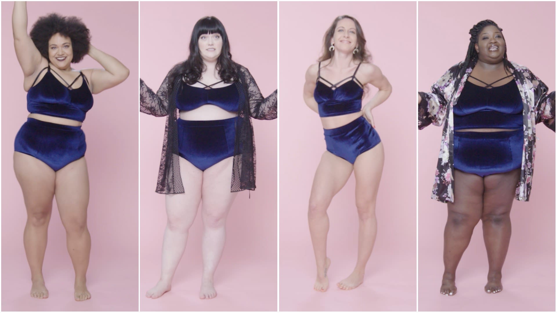 Watch Women Sizes 0 Through 26 Try on the Same Lingerie