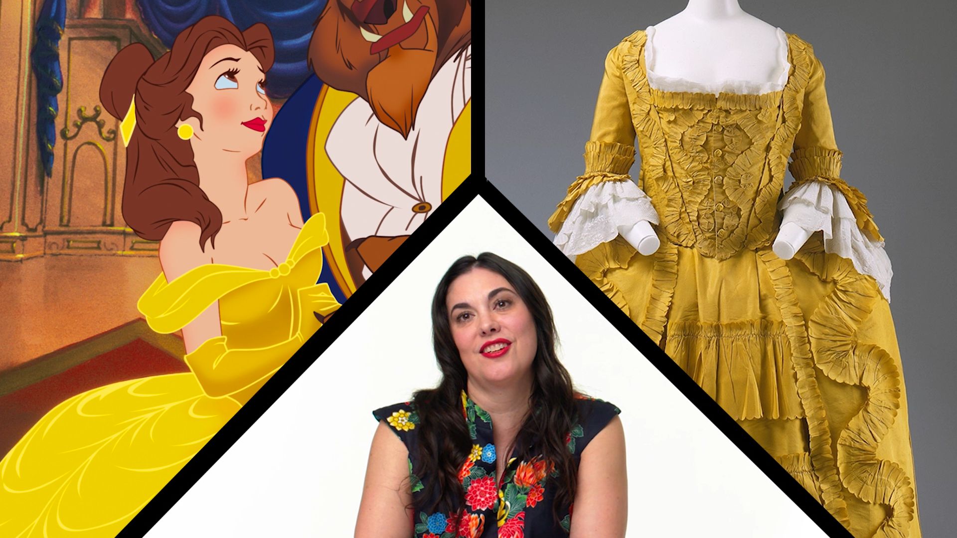 beauty and the beast gold dress A Fashion Historian Fact-checked Belle's Iconic 'Beauty and the Beast' Gowns andWow