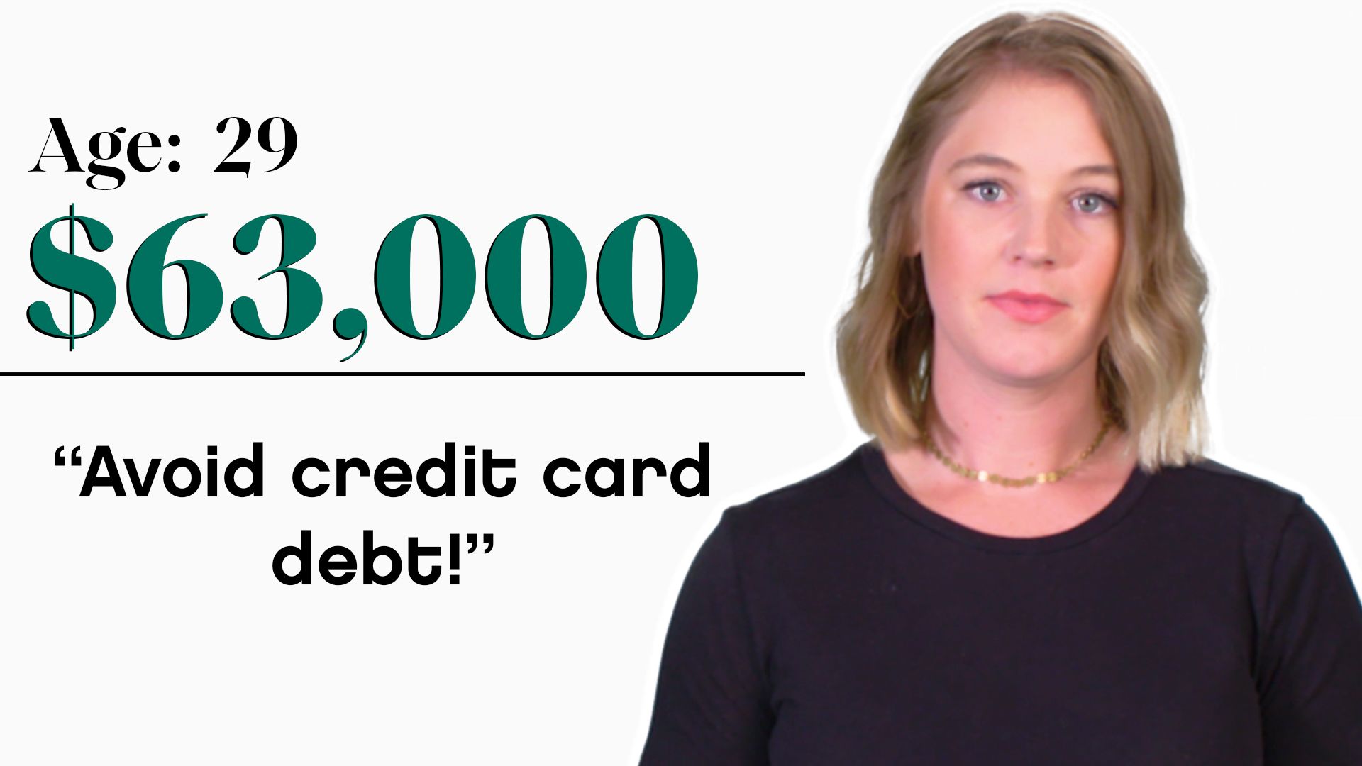 Watch Women of Different Salaries: What's Your Best Financial Advice