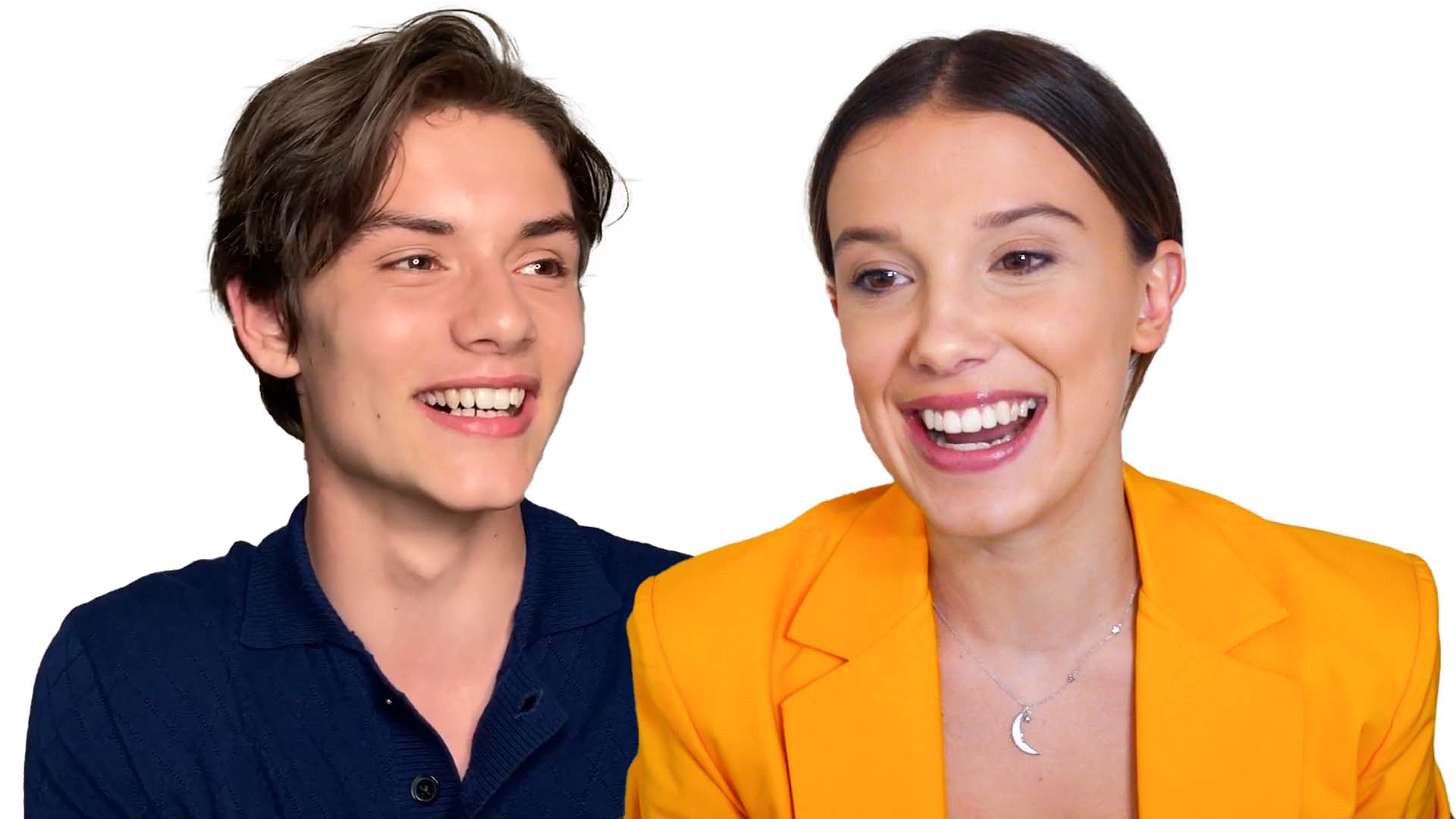 Millie Bobby Brown and Louis Partridge Friendship Moments