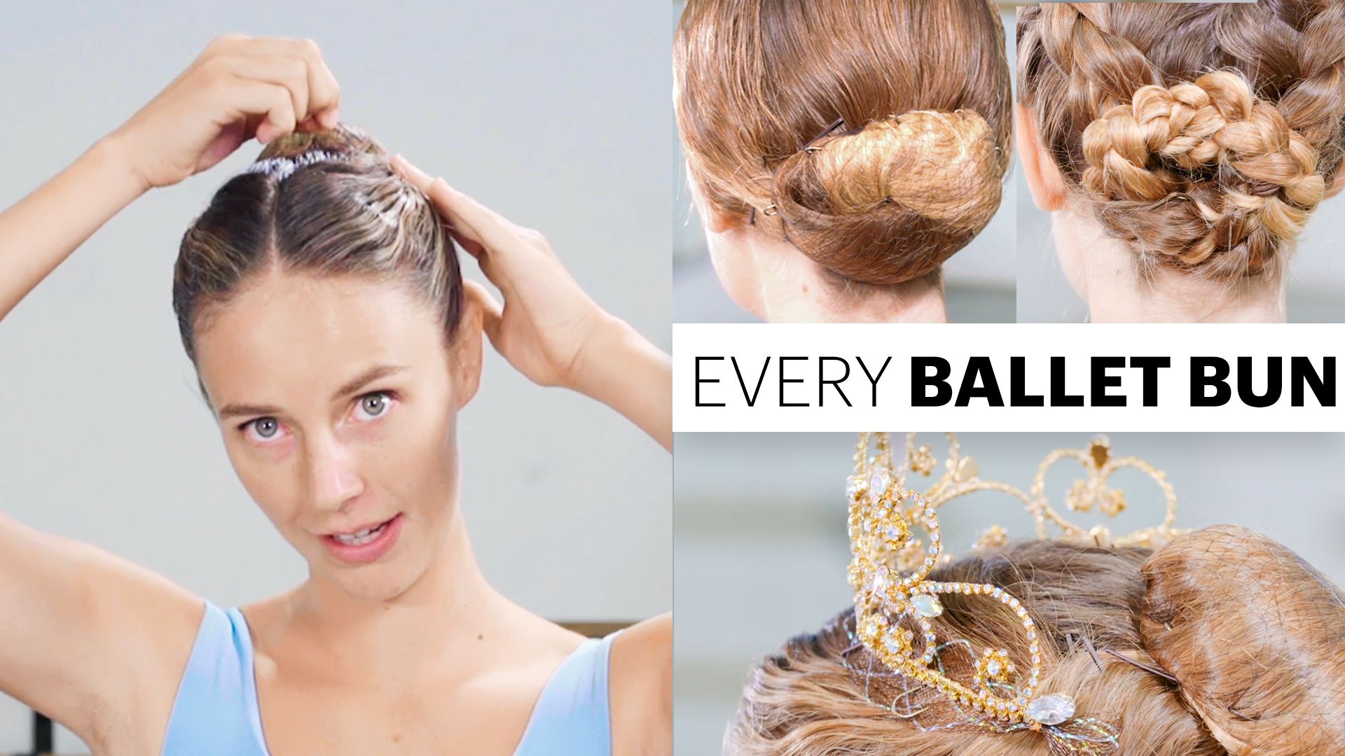 Watch Every Ballet Hairstyle With Pro Ballerina Scout Forsythe | On Pointe  | On Pointe | Glamour