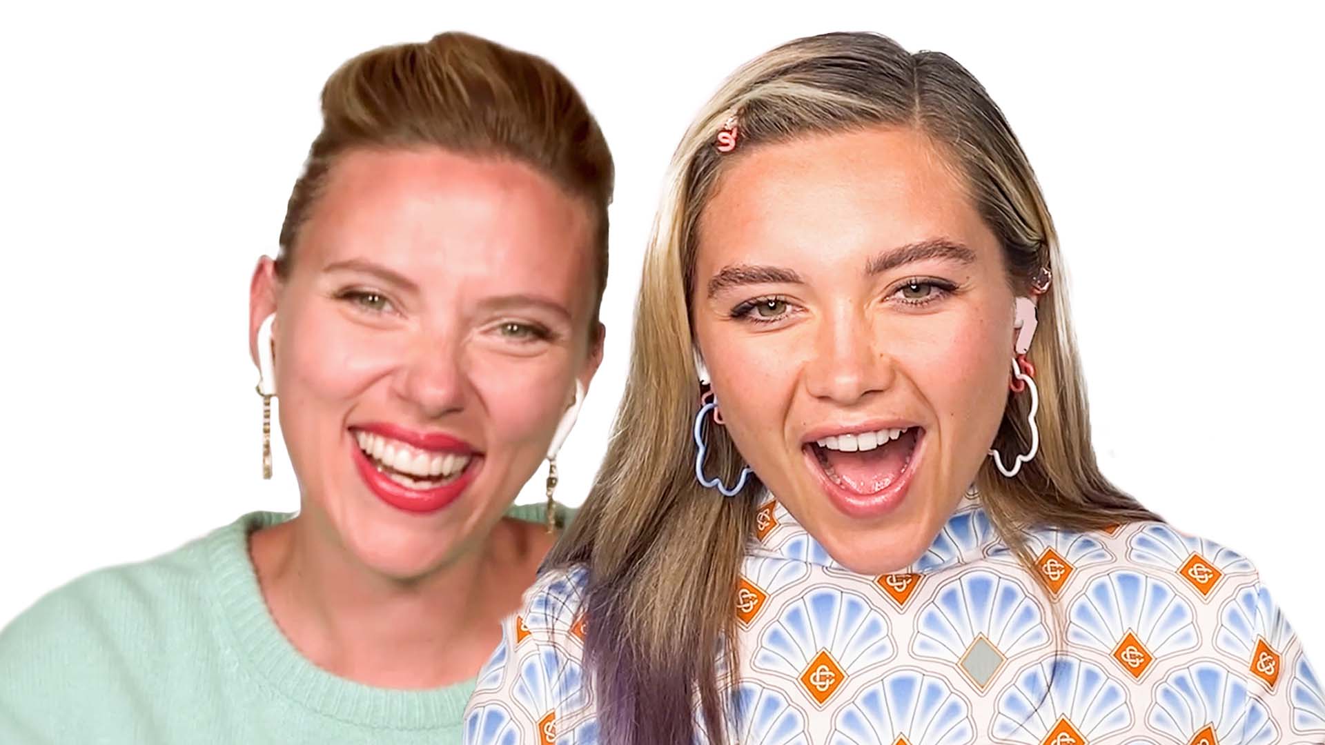 Watch Scarlett Johansson and Florence Pugh Take a Friendship Test | Friended | Glamour