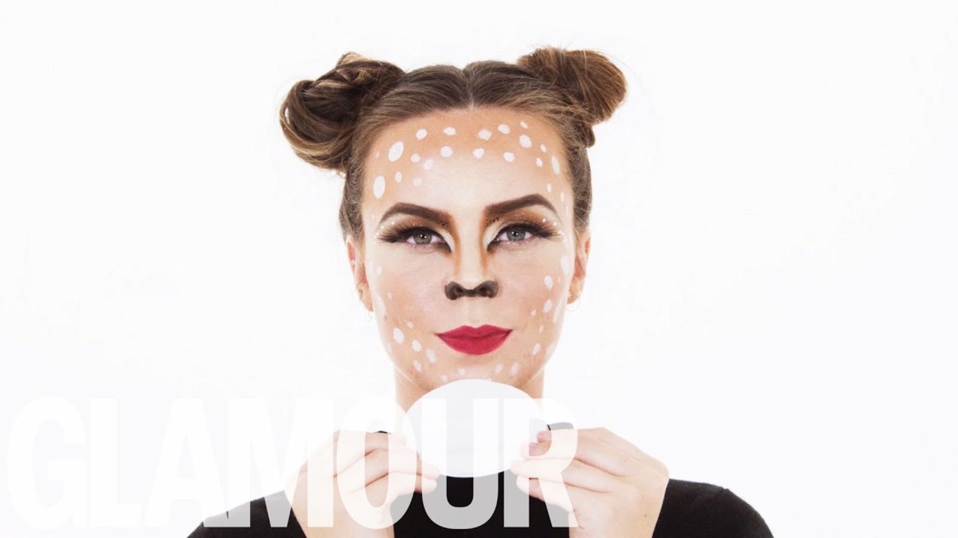 Watch DIY Snapchat Deer Halloween Costume Make Up Tutorial Glamour UK