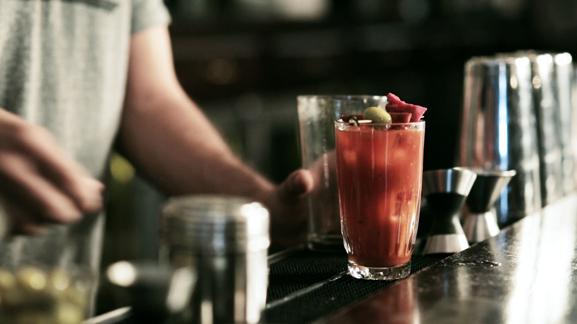 Watch How to Make the Perfect Bloody Mary with a Pickle Juice Twist