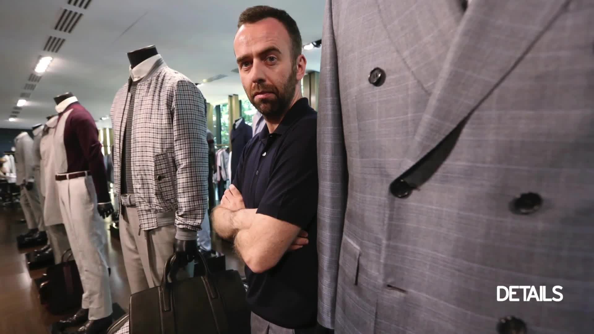 BRIONI Slim-Fit Silk Suit Trousers for Men | MR PORTER