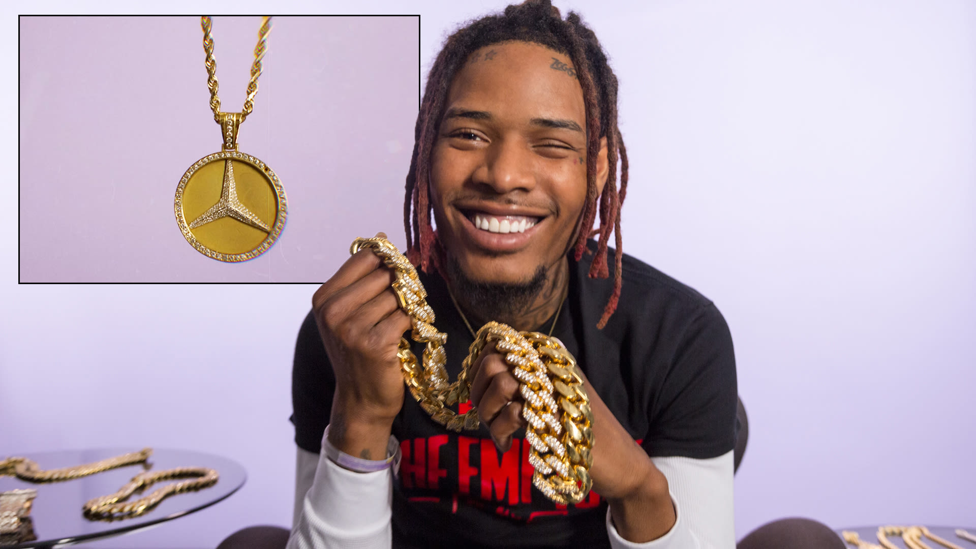 Watch Fetty Wap S Jewelry Collection Will Blow Your Mind On The Rocks Gq