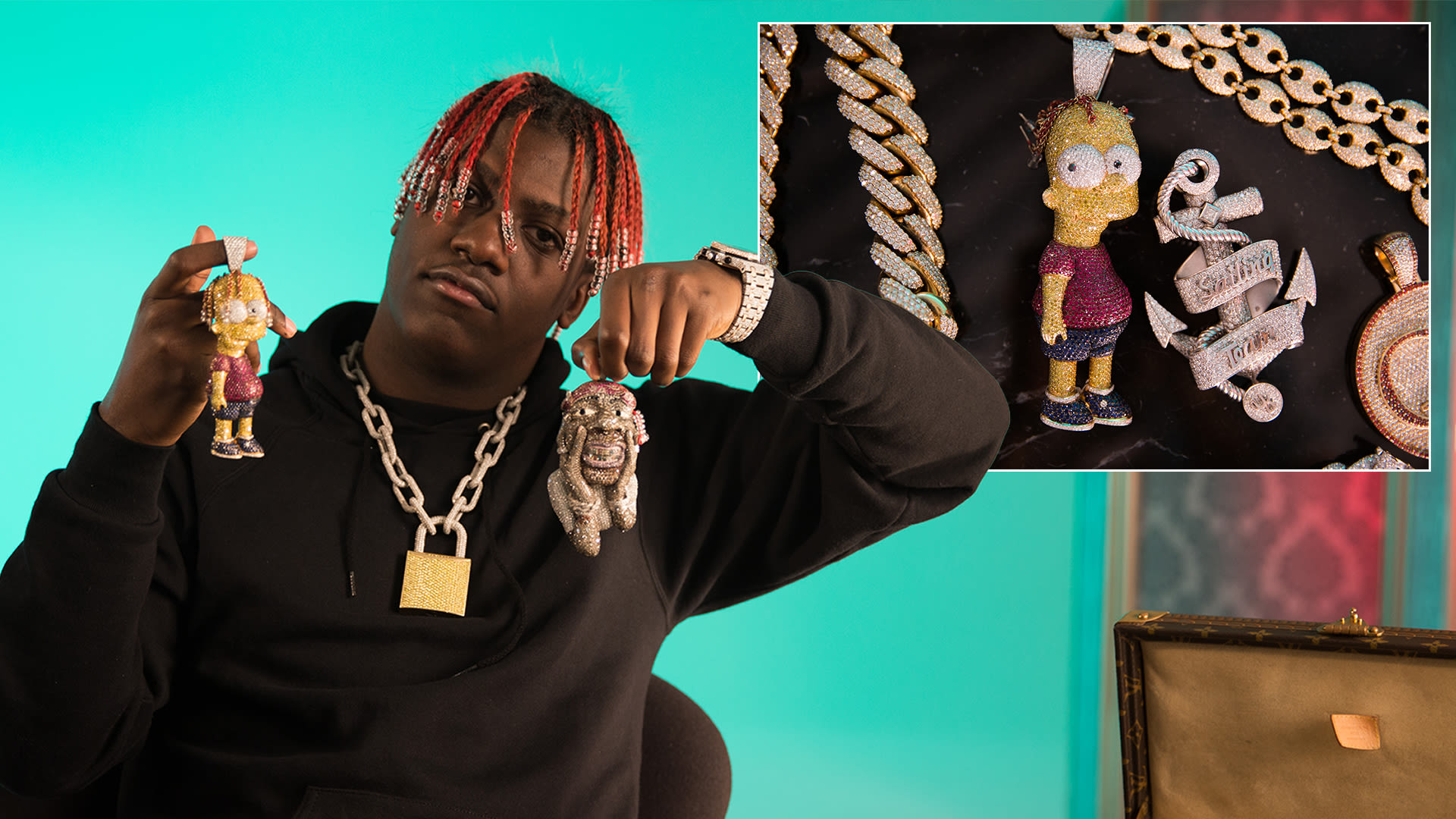 picture Gucci Mane Bart Simpson Chain Price watch lil yachty says he once h...