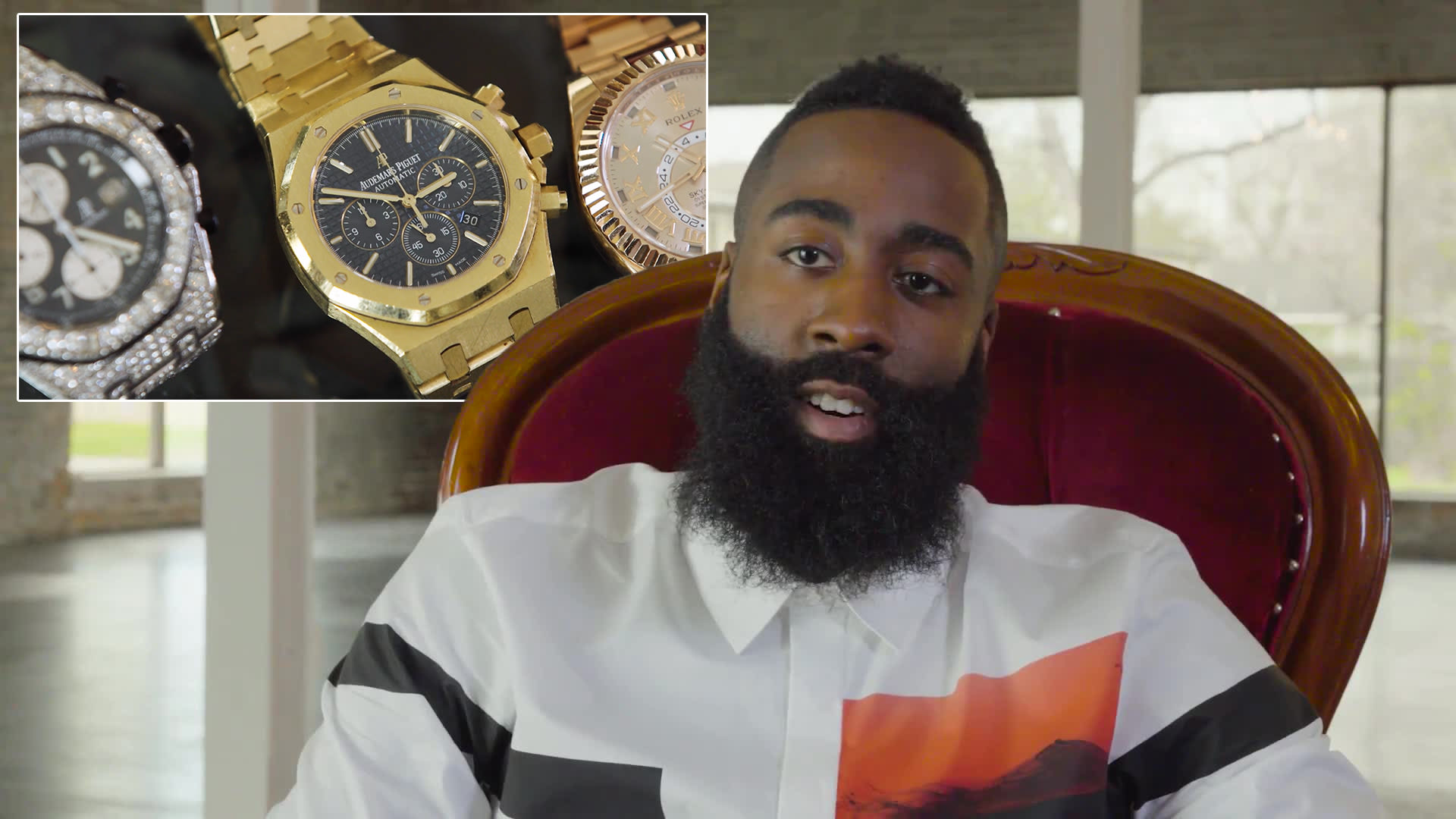 Watch On the Rocks James Harden Owns the Iciest Watch 