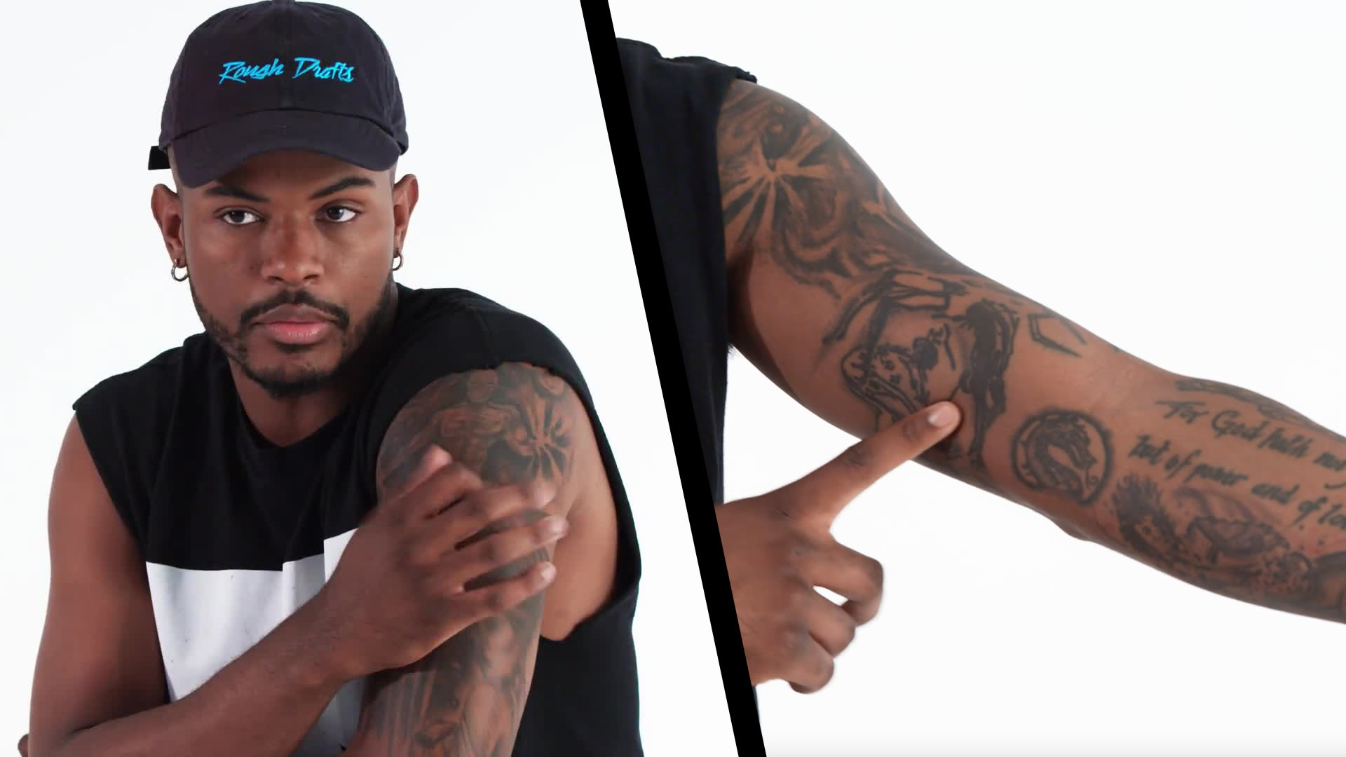 Watch Trevor Jackson on the Many, Many, Many Inspirations for His Tattoos |  Tattoo Tour | GQ