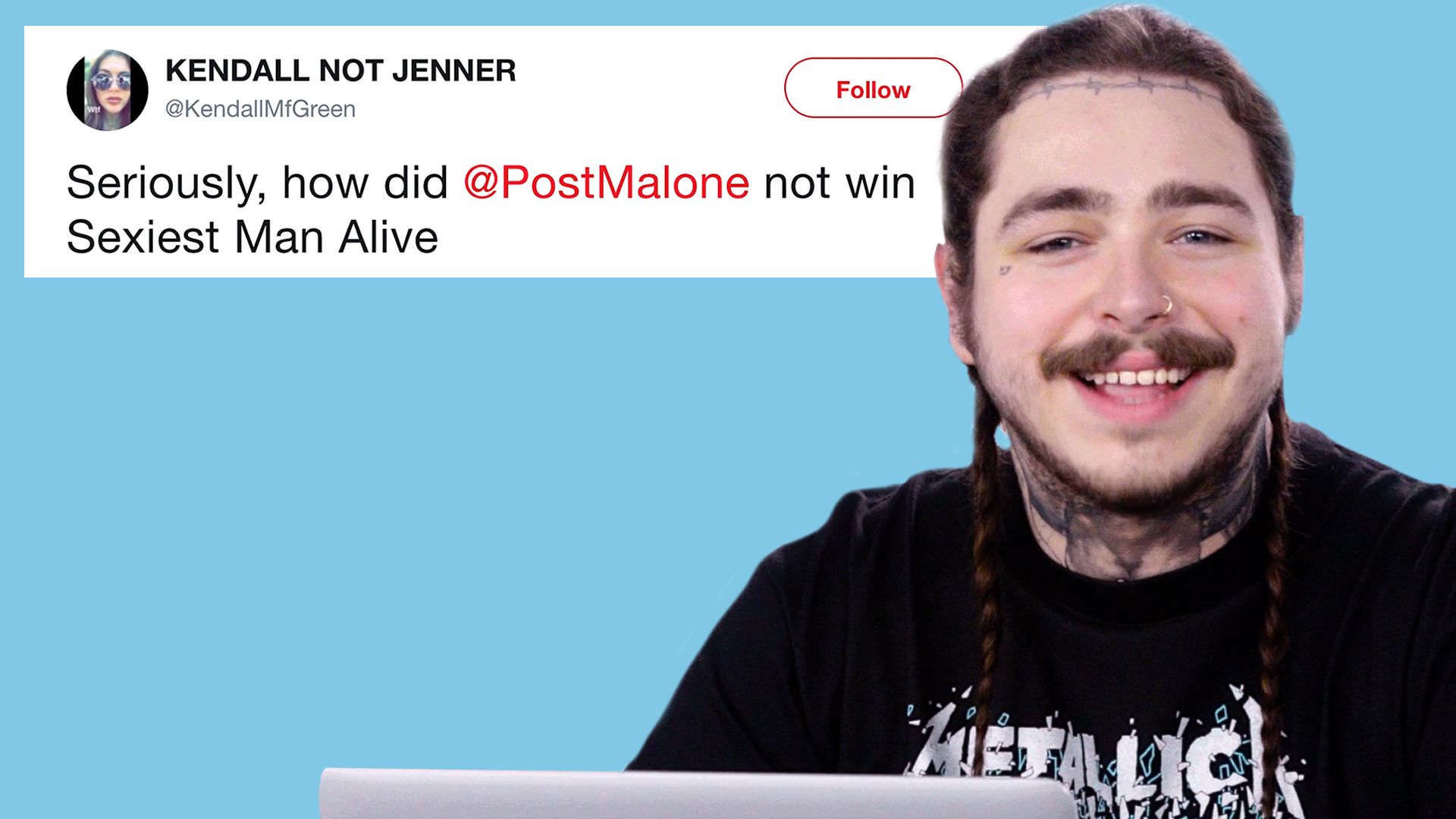 Watch Post Malone Goes Undercover on Twitter, Facebook, Quora, and