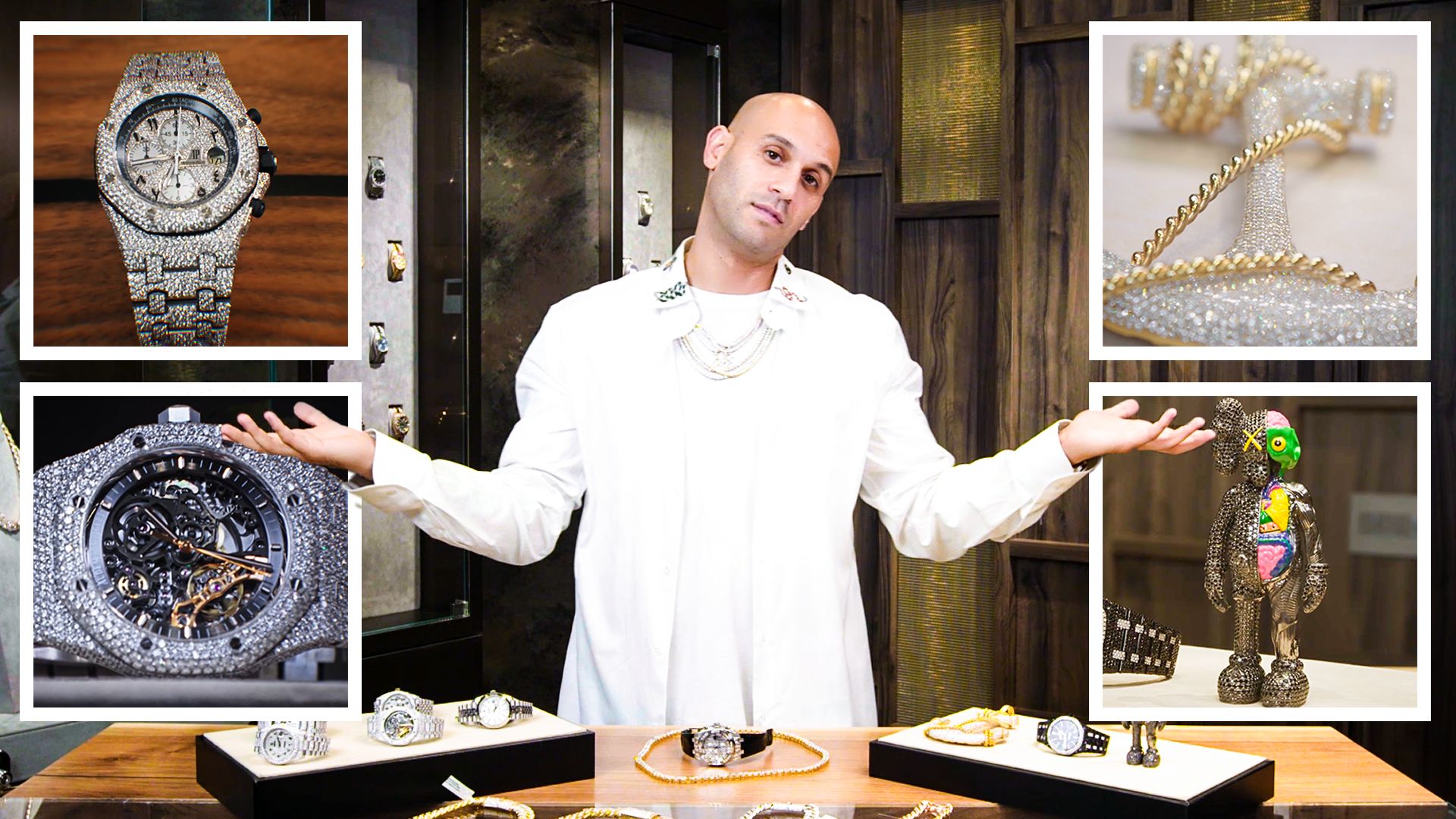 Watch Greg Yuna Shows Off His Insane Jewelry Inventory On The Rocks GQ
