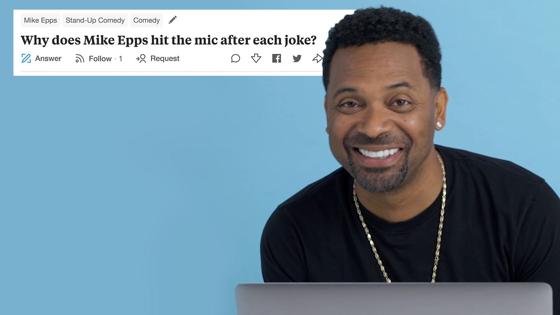 Watch Mike Epps Goes Undercover on Reddit, YouTube and Twitter Actually Me GQ