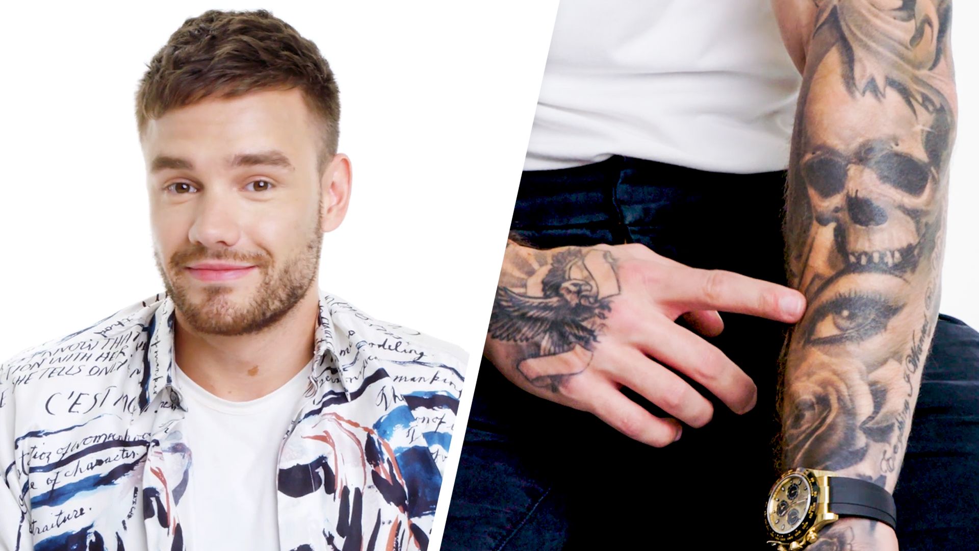 Watch Liam Payne Breaks Down His Tattoos | Tattoo Tour | GQ