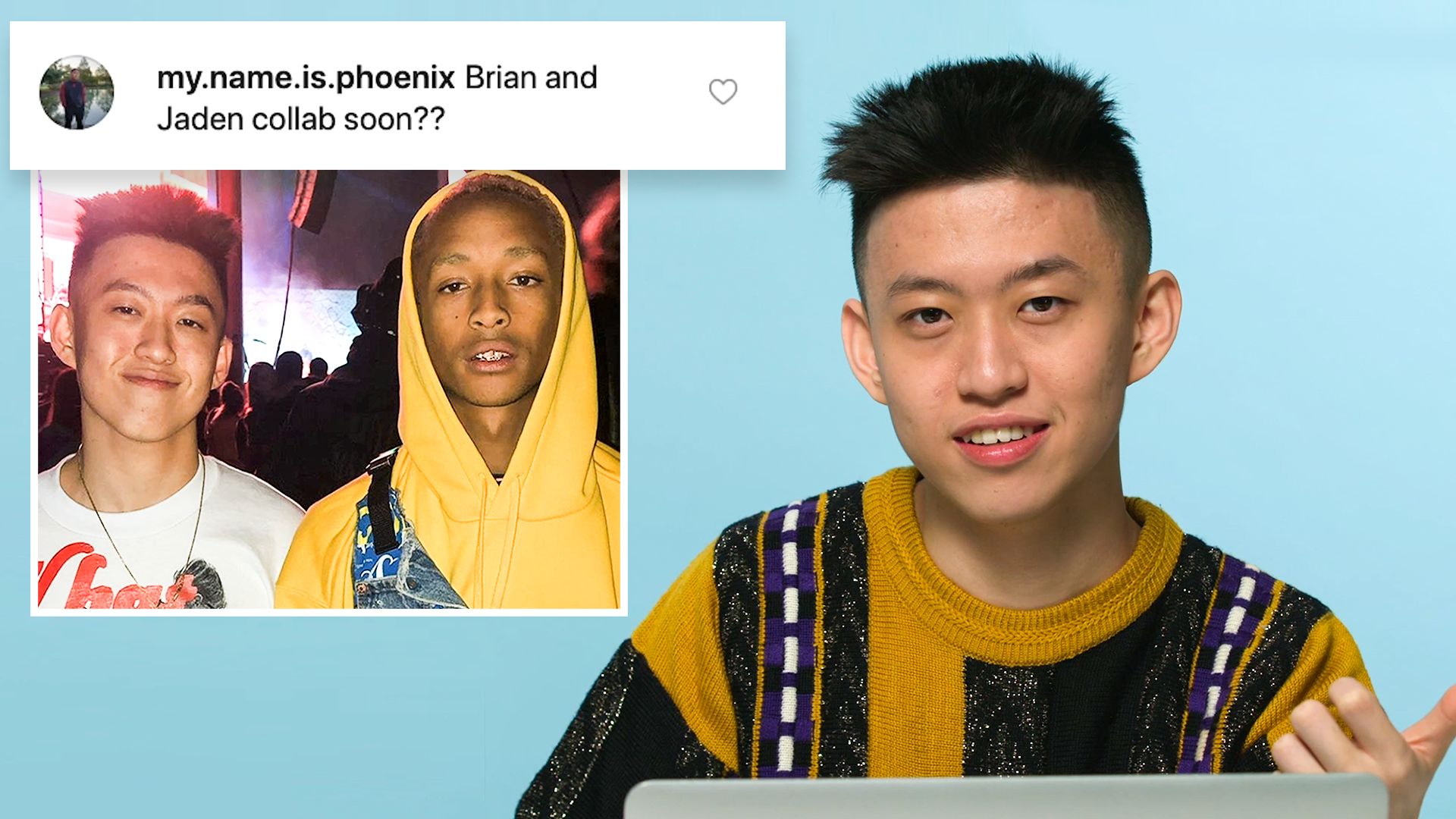 Watch Rich Brian Goes Undercover on Reddit, YouTube and Twitter Actually Me GQ