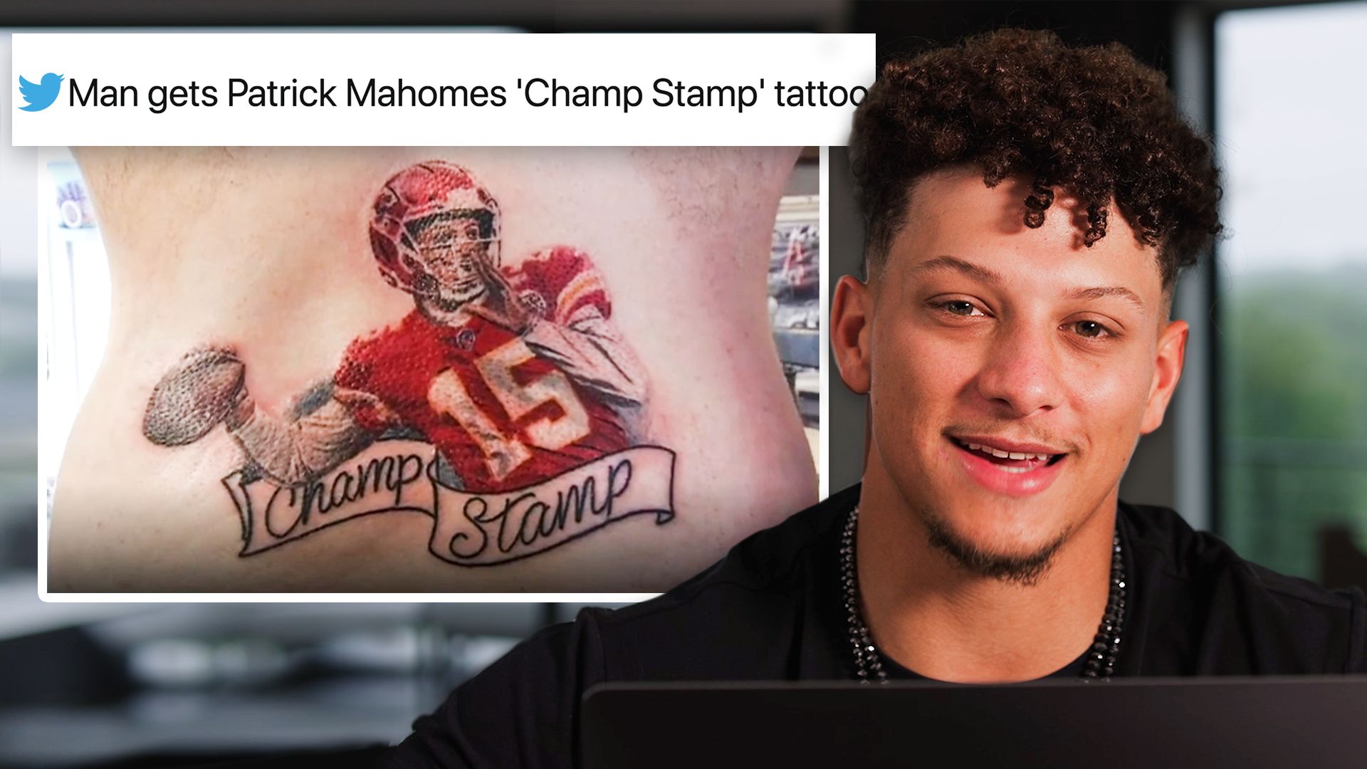 Patrick Mahomes new tattoo much different than Aaron Rodgers first