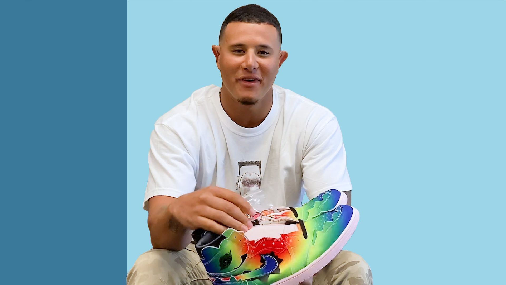 Manny Machado Wears Air Jordans in San Diego Padres Colors