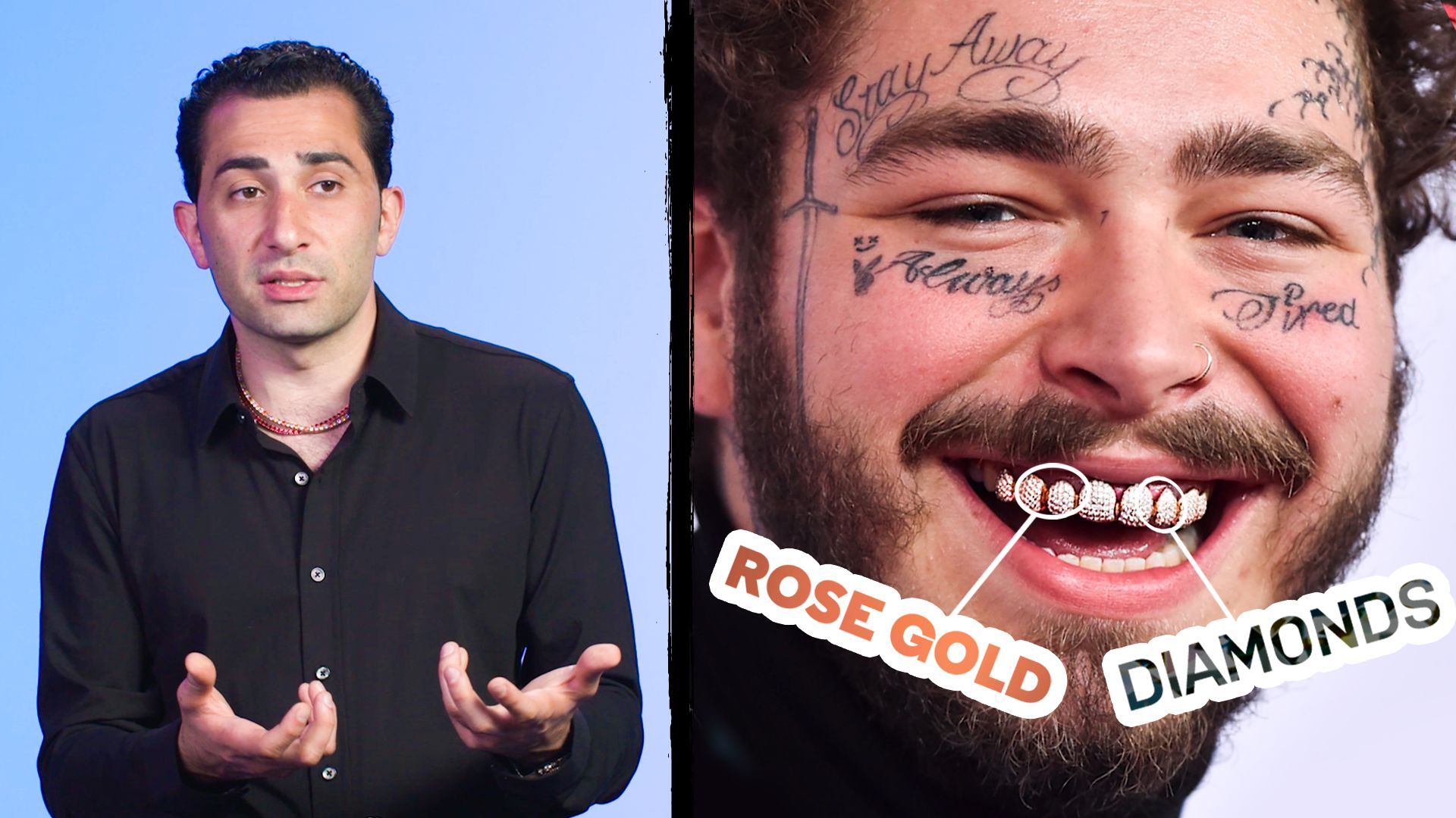 Watch Jewelry Expert Critiques Post Malone's Jewelry Collection Fine