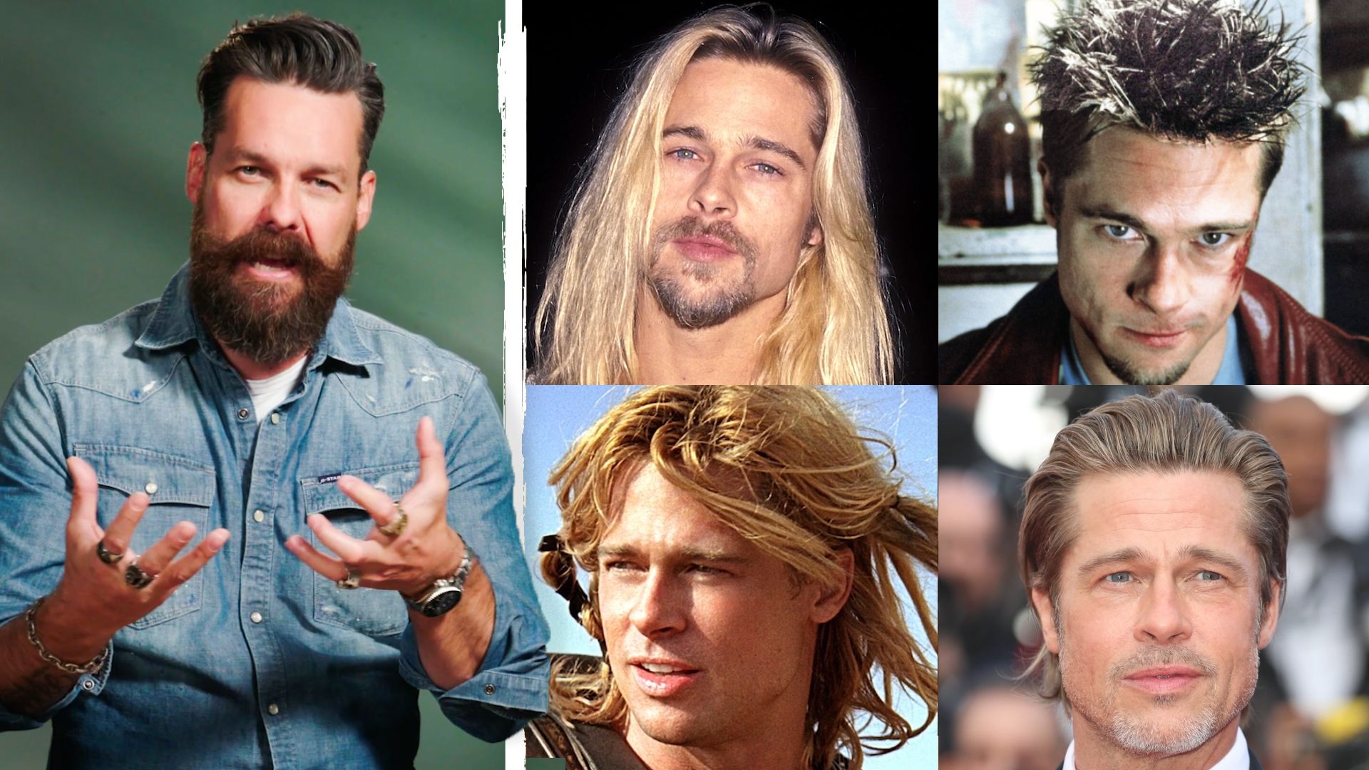 Brad Pitt Debuts a New Heartthrob Haircut at the Golden Globes | Vogue