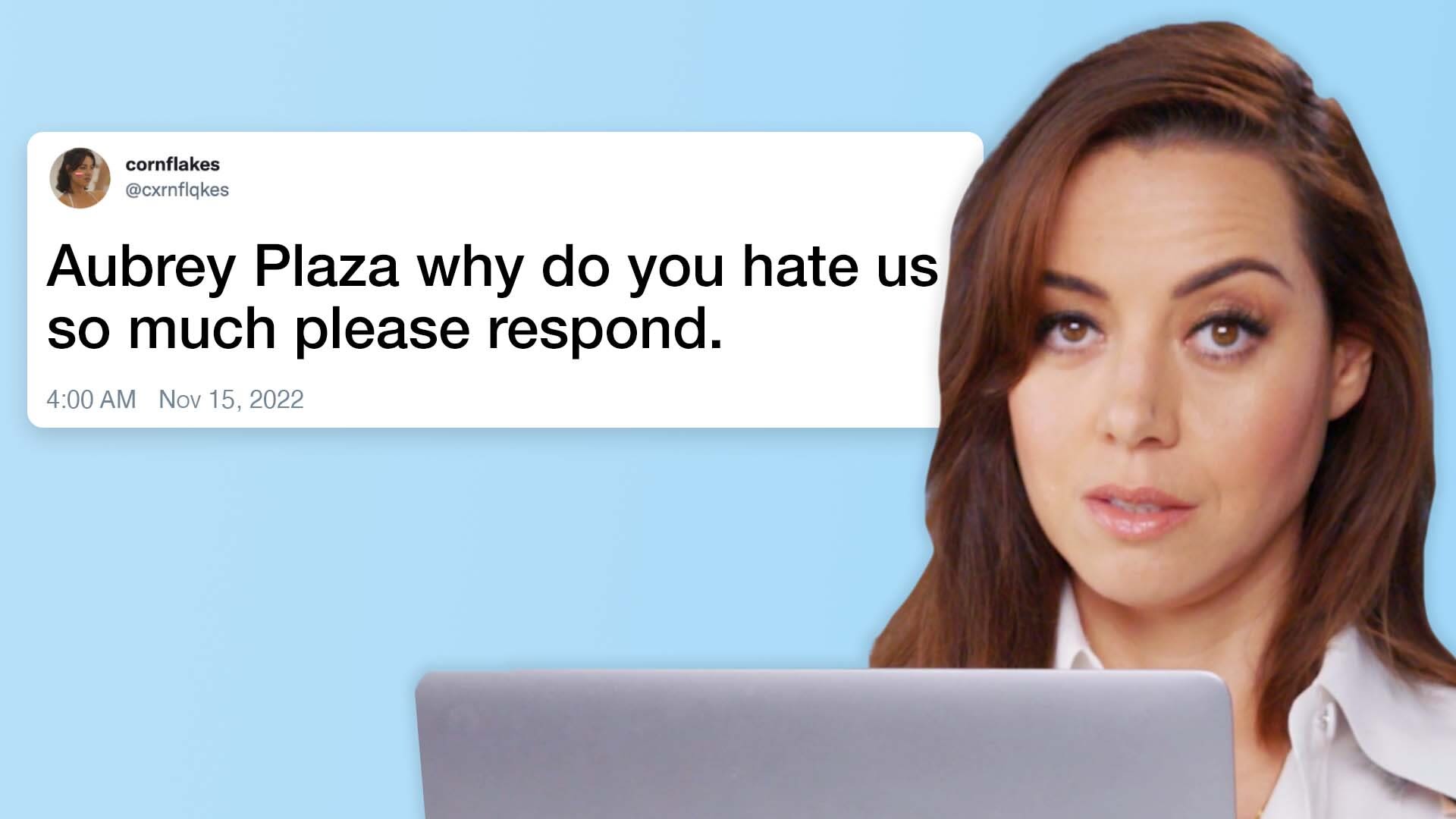 Watch Aubrey Plaza Replies to Fans on the Internet | Actually Me