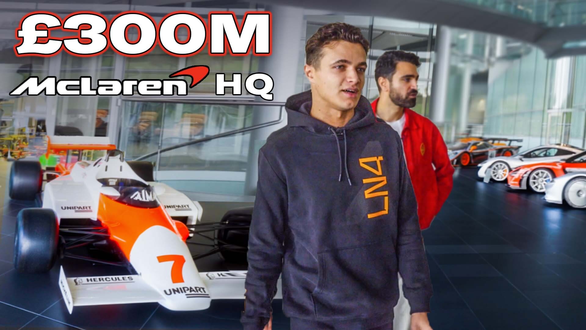 Watch Inside McLaren's £300M+ HQ with Lando Norris