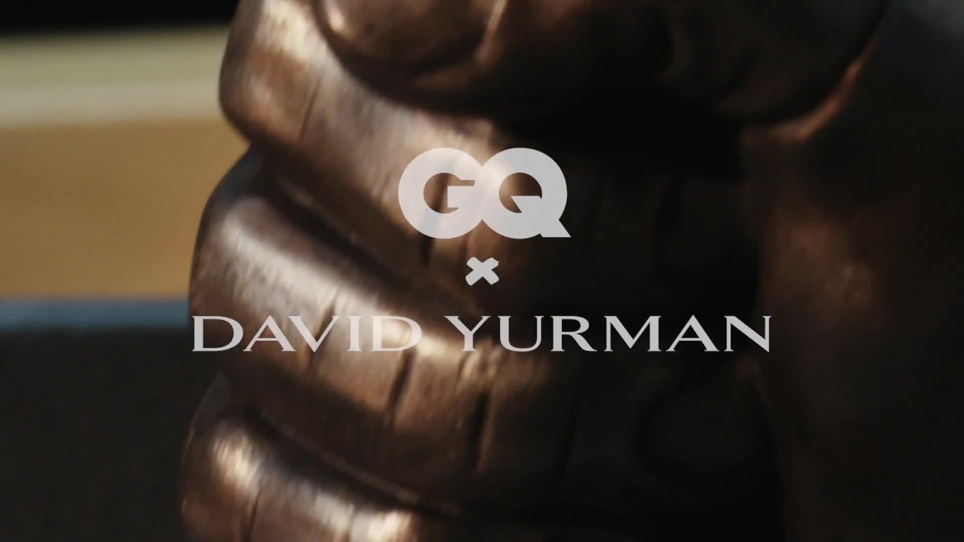 GQ Global Creativity Awards Making the Award with David Yurman