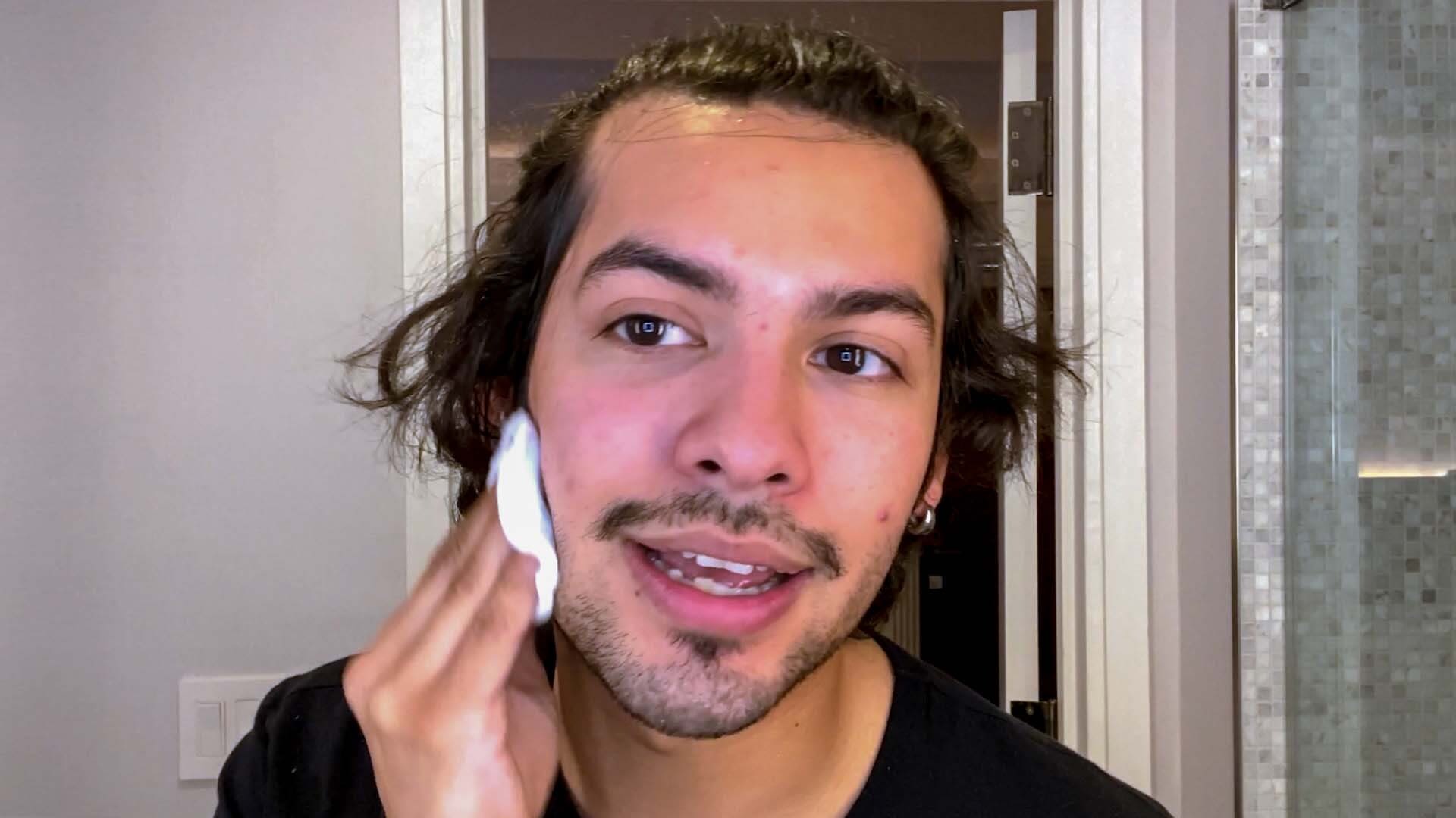 Watch Xolo Maridueña's 6Step Morning Skincare Routine Grooming Gods GQ