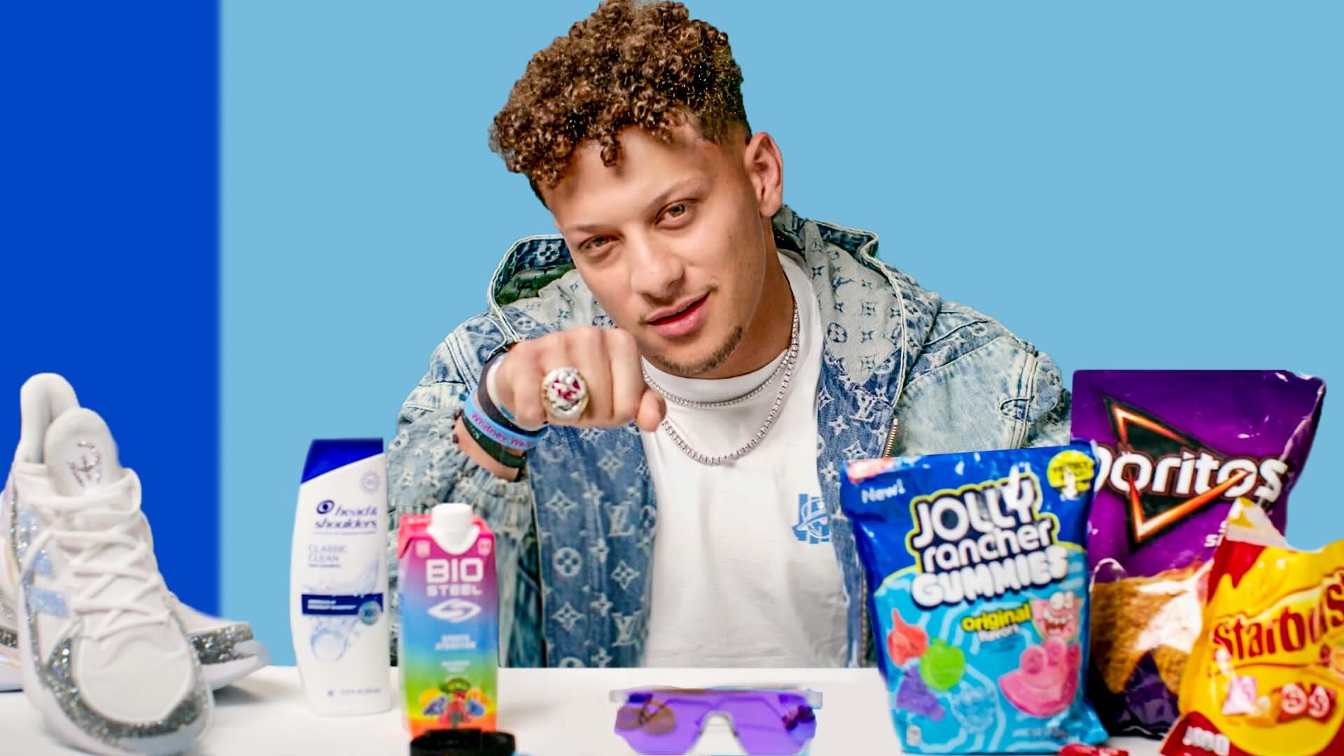Watch 10 Things Patrick Mahomes Cant Live Without 10 Essentials Gq