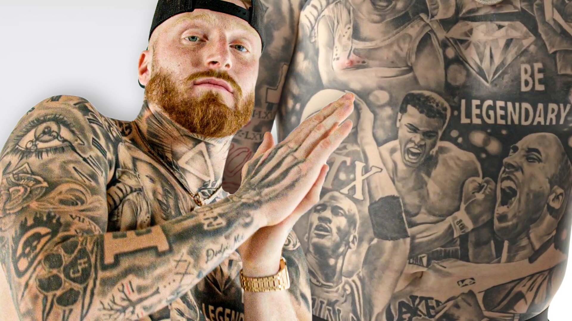 Watch Las Vegas Raider Maxx Crosby Shows Off His Tattoos | Tattoo Tour | GQ