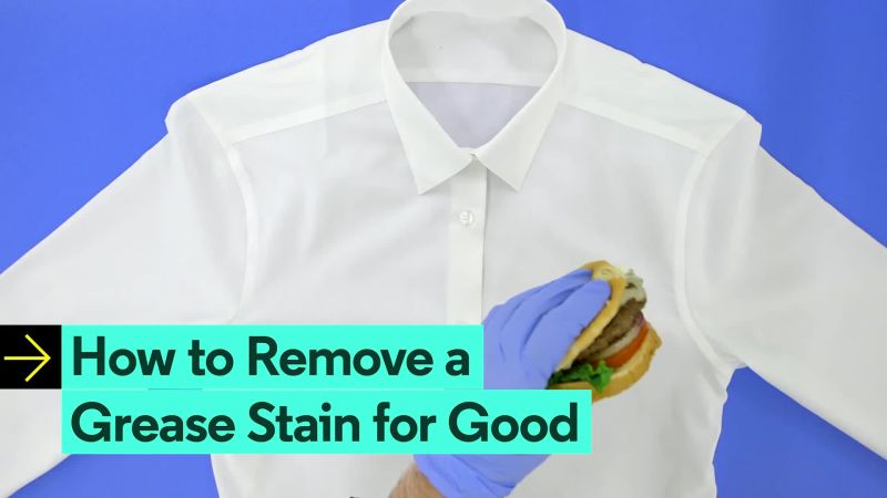 Watch How To Remove A Grease Stain From Your Favorite Shirt Gq