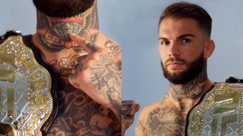 Watch Tattoo Tour Cody Garbrandt Explains His Tattoos And How His Mom Feels About That Neck Ink Gq Video Cne Gq Com Gq - fetty wap face tattoos roblox